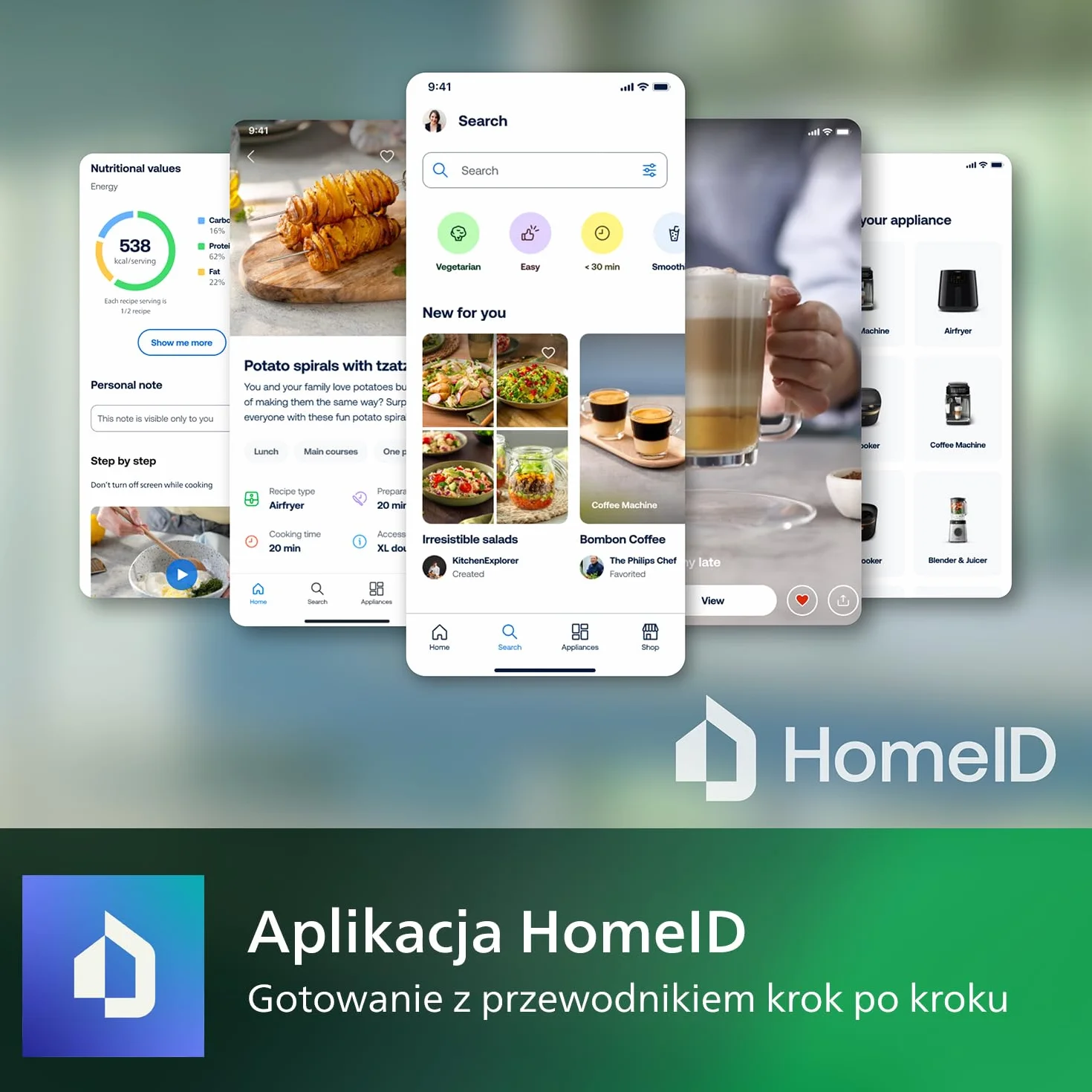 Philips Frytkownica Beztłuszczowa Combi 7000 XXL 8,3 l 2 kg 22-w-1 WiFi Rapid CombiAir HD9876/20