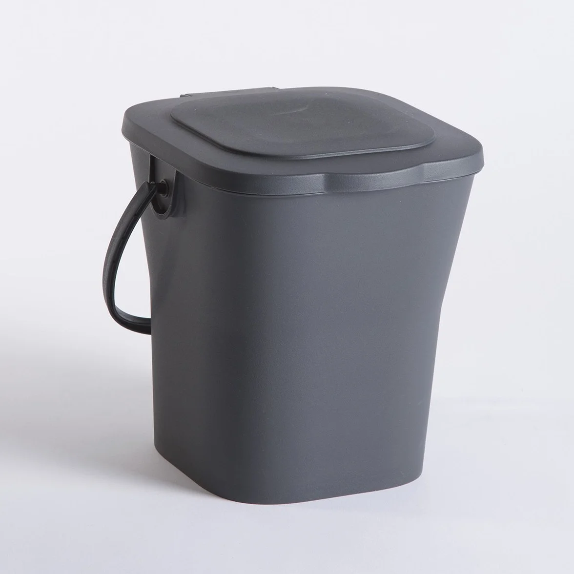 Eda Seau Compost Wiadro, Szary, 24,8 x 23,8 x 24,3 cm
