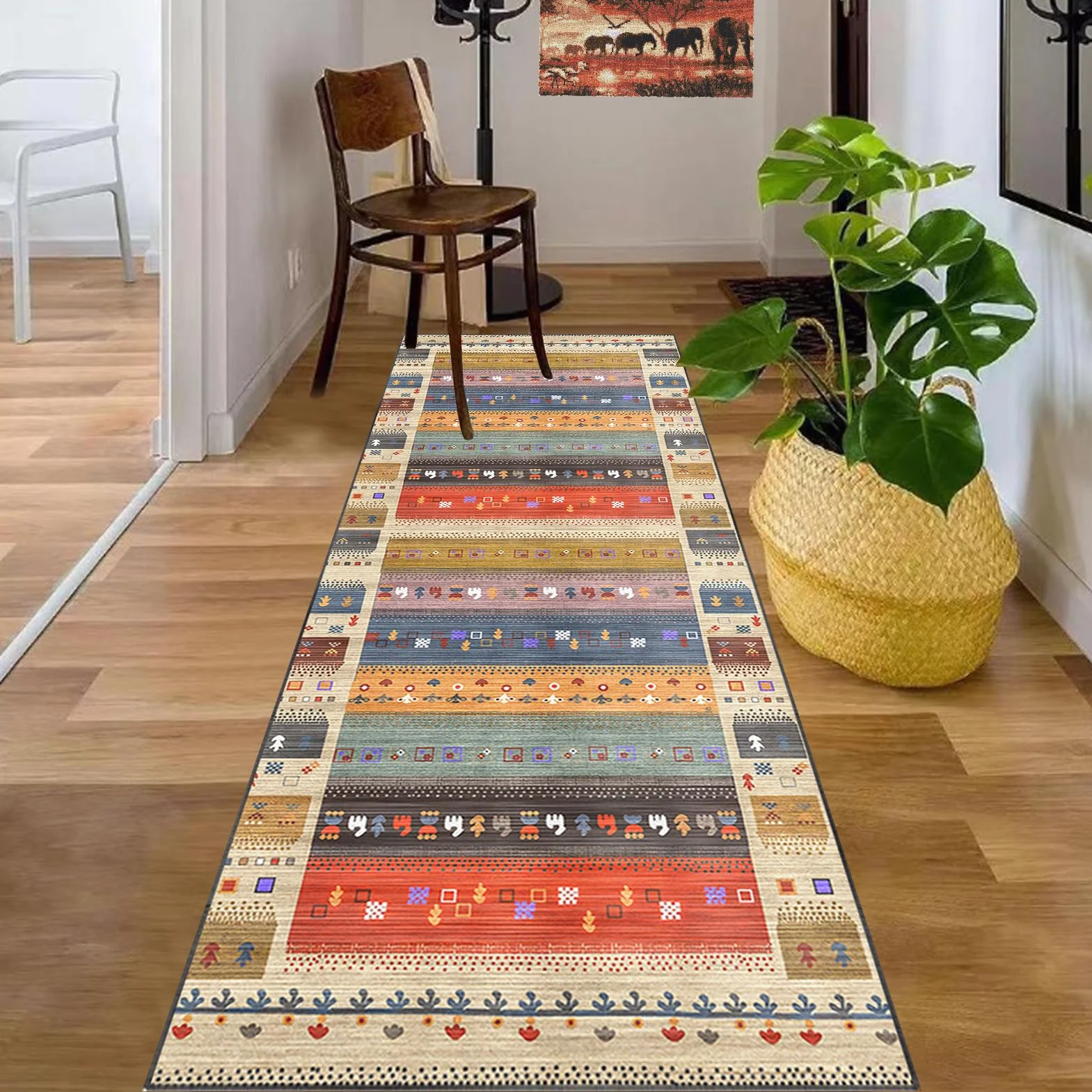 Dywany na korytarz,chodniki do przedpokoju antypoślizgowe 70 x 350 cm, można prać w pralce, długie dywaniki kuchenne, chodniki, wąski dywan, chodnik do kuchni, przedpokoju, sypialni, salonu, pralni