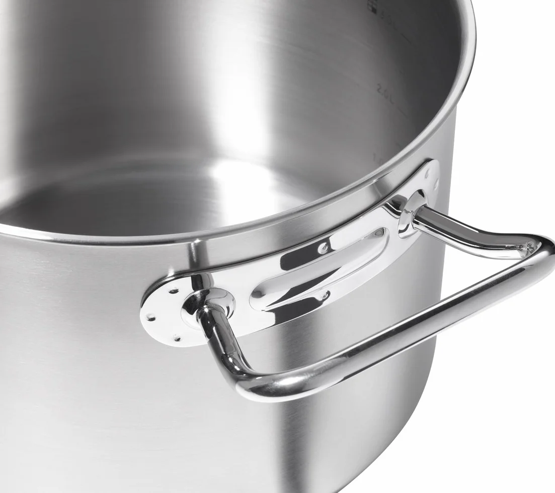 ZWILLING Twin Classic garnek z pokrywką, 24 cm, 6 l, nadaje się do płyt indukcyjnych, stal nierdzewna