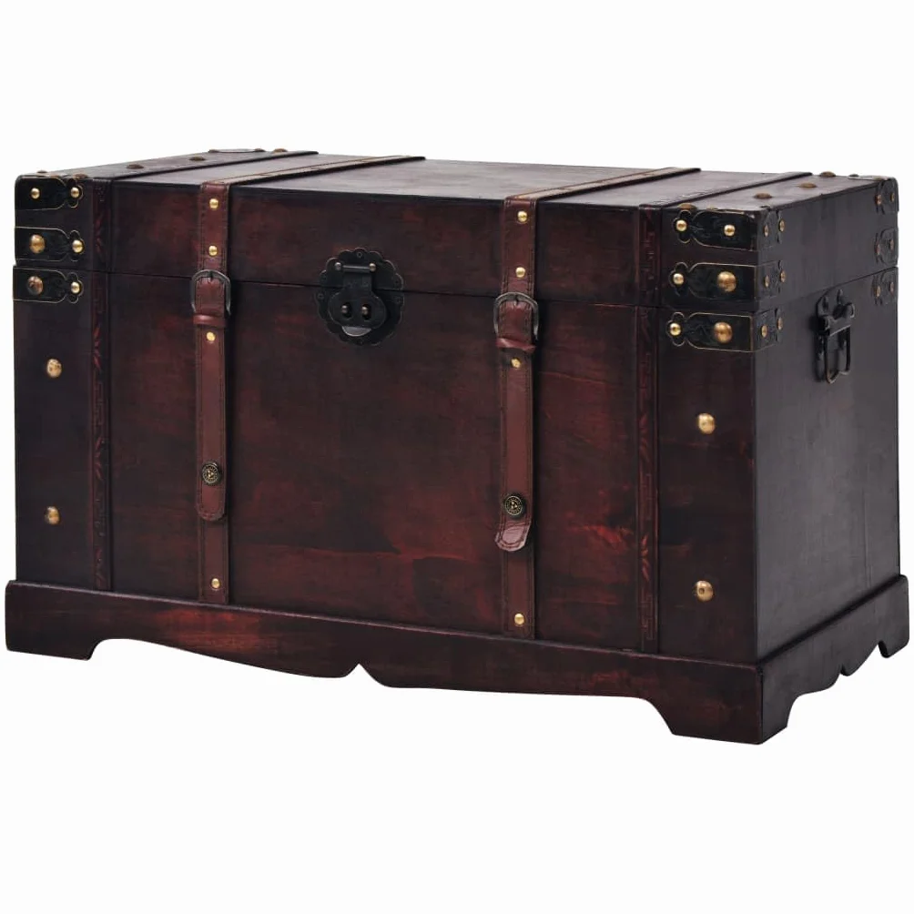 vidaXL Skrzynia drewniana vintage 66 x 38 x 40 cm