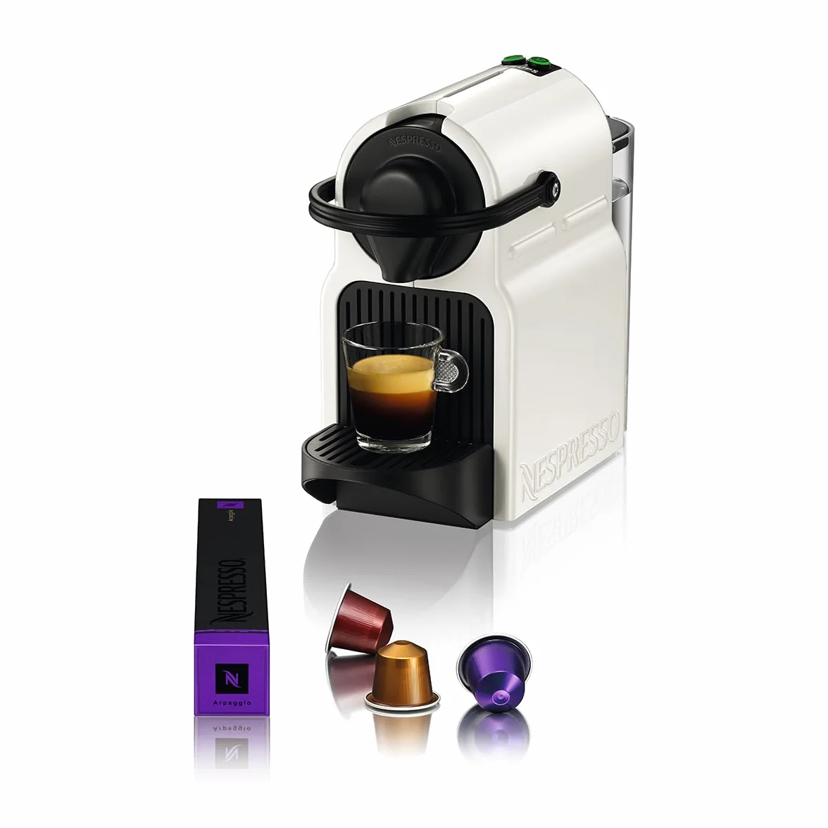 Krups Nespresso Inissia Ekspres do Kawy, Biały, 1260.0W 230.0V