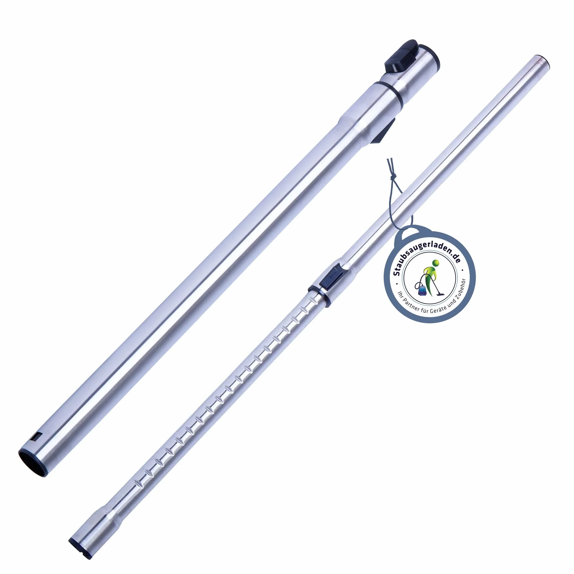 Rura teleskopowa pasuje do wszystkich odkurzaczy Miele. Teraz z funkcją kliknięcia od Staubsauger laden.de