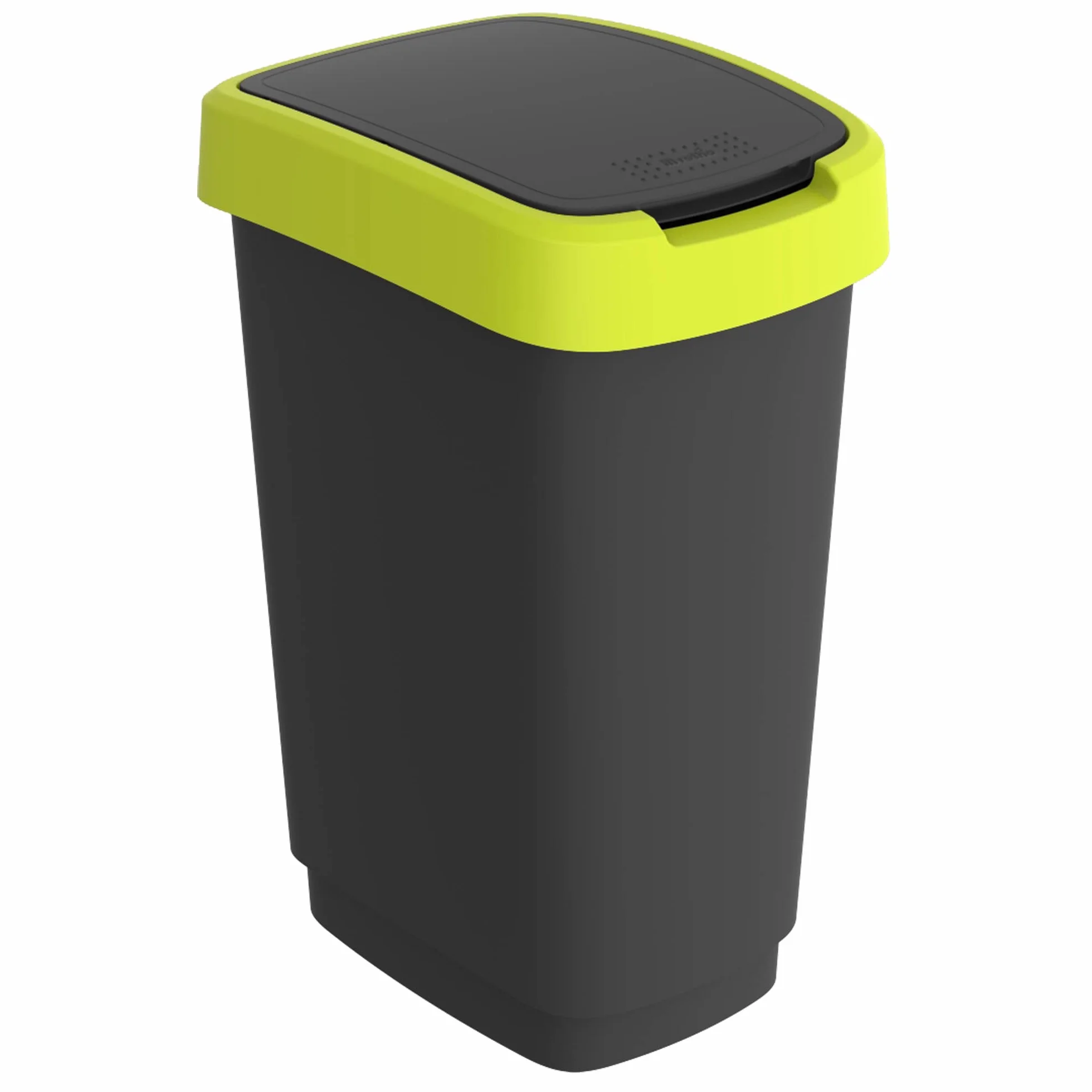 Rotho Twist (50 l, czarny/cytrynowy)