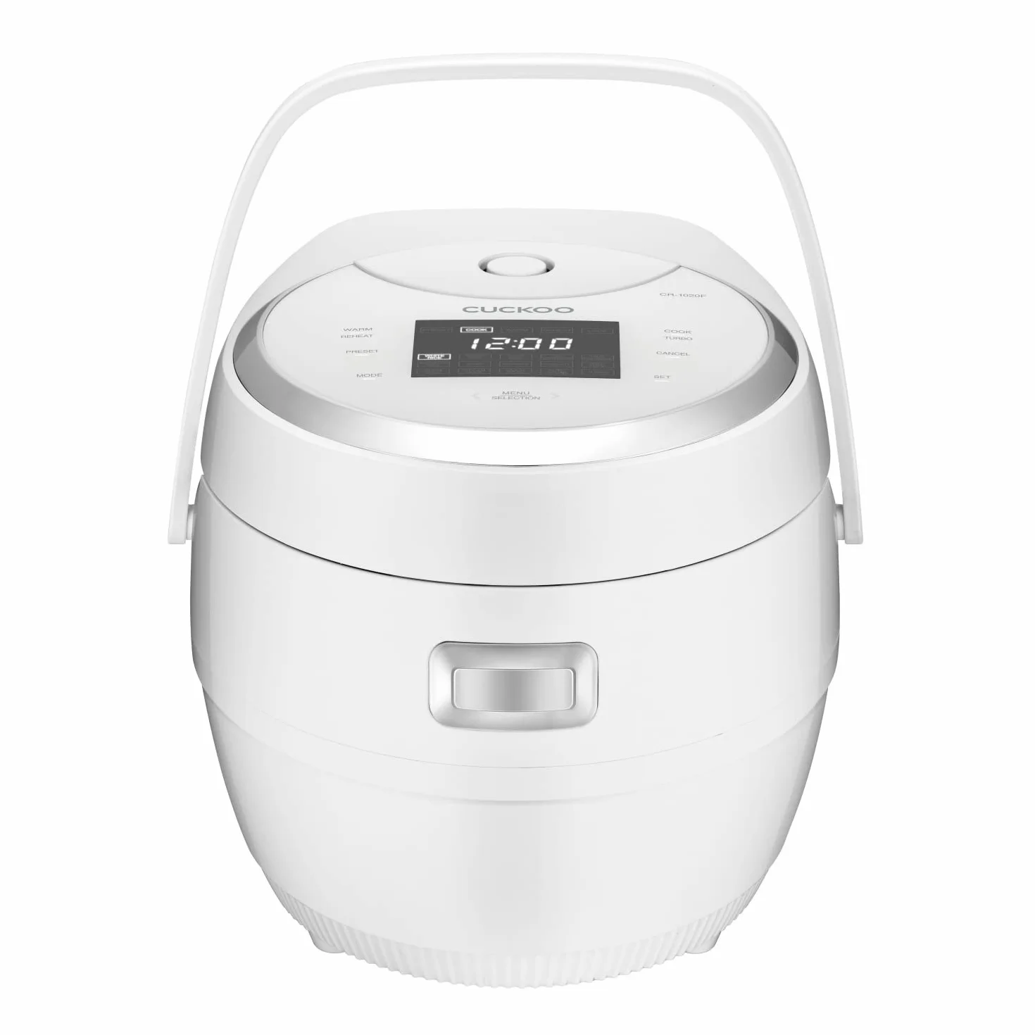CUCKOO Szybkowar do ryżu i parowar z 14 programami, funkcja turbo i utrzymania ciepła, timer, garnek wewnętrzny z powłoką zapobiegającą przywieraniu i funkcją automatycznego czyszczenia