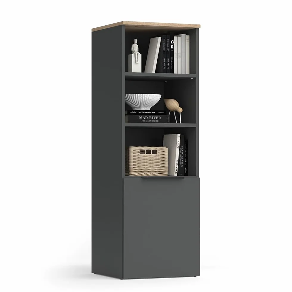 Vicco Szafka uniwersalna "Wido", Antracyt/Sonoma, 40.2 x 120 cm z drzwiami