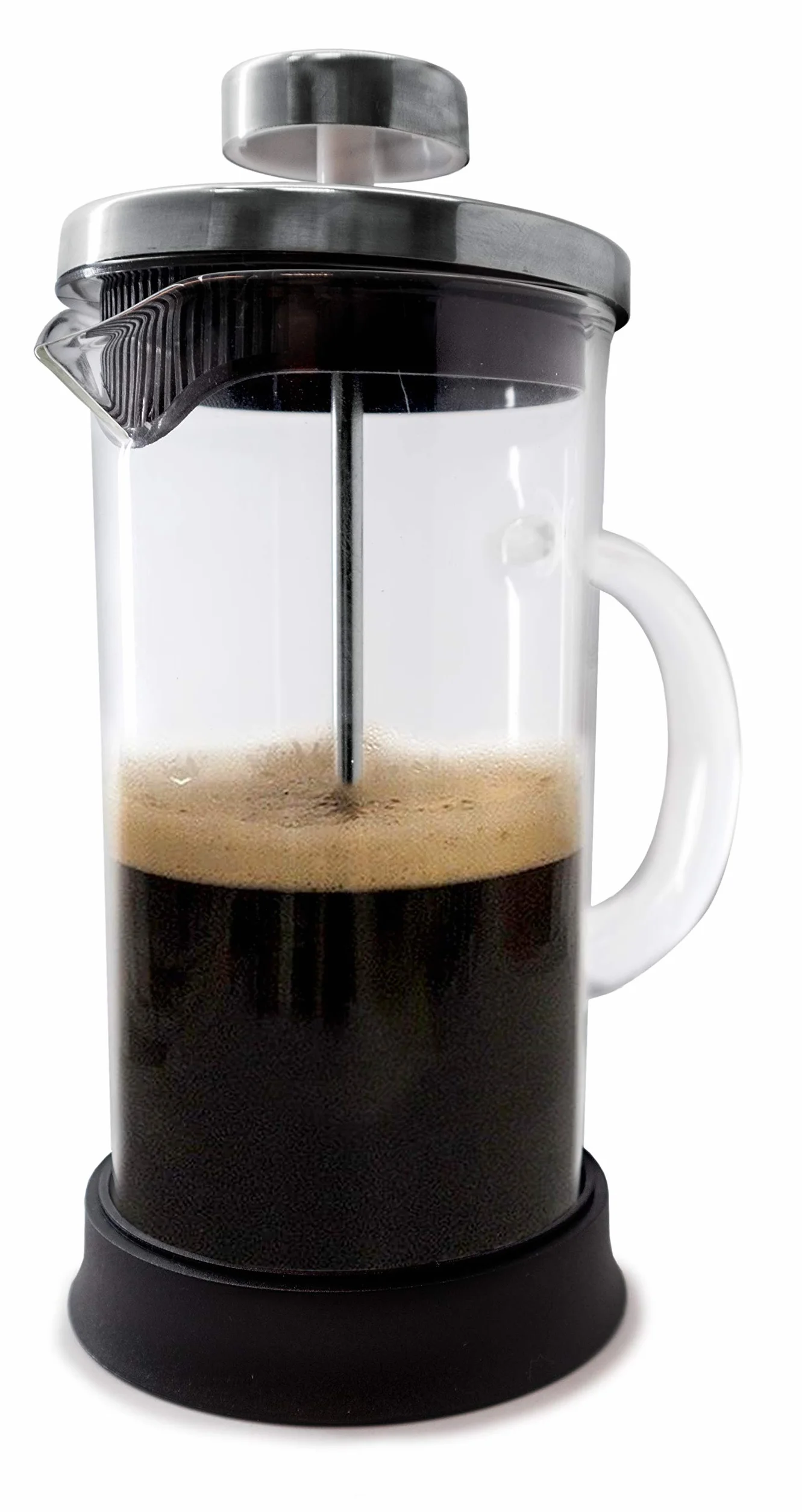 Nerthus FIH 662 french press 350 ml szklany ręczny zaparzacz do kawy z tłokiem