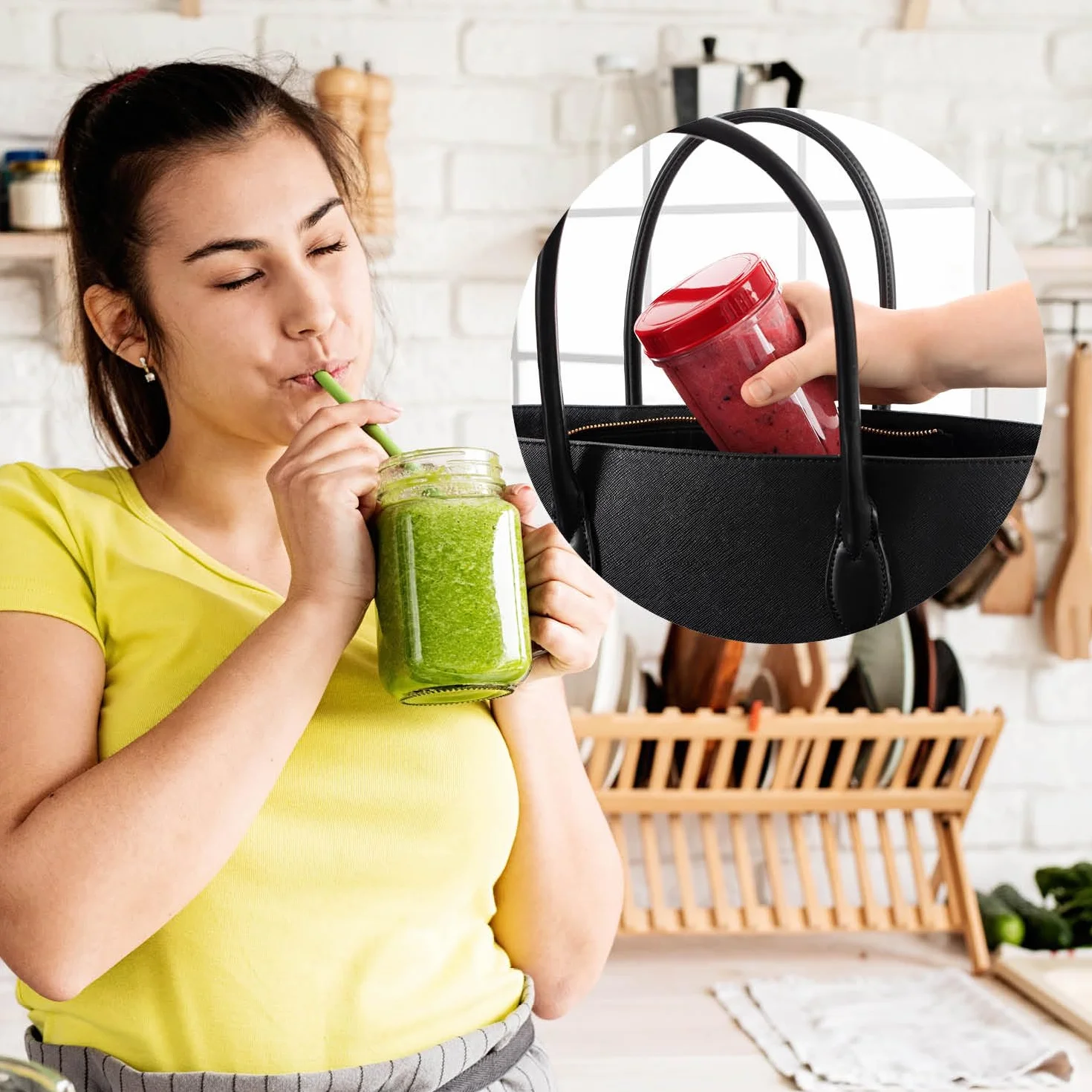 GOURMETmaxx Mr. Magic Blender do smoothie, 400 W, 8 funkcji, z pokrywką utrzymującą świeżość