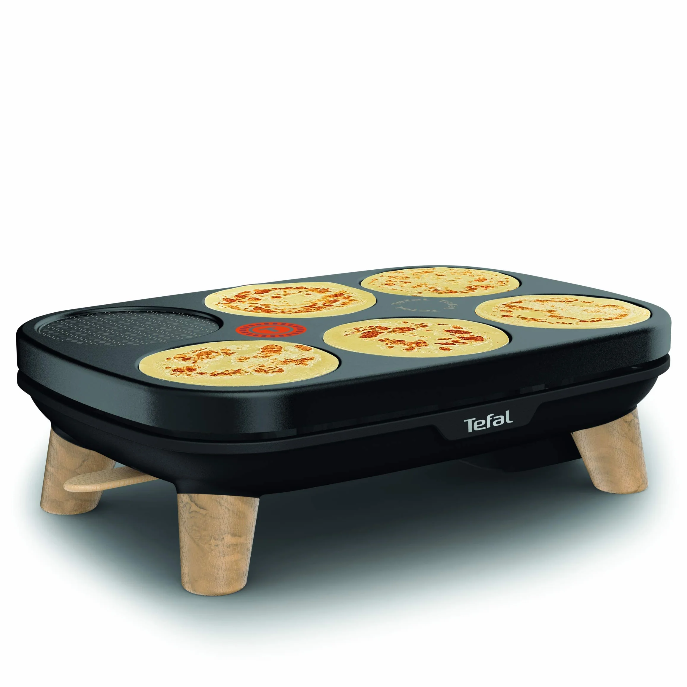 Tefal Gourmet 2 płyt nieprzywierających regulowana temperatura wielofunkcyjny naleśnikarka