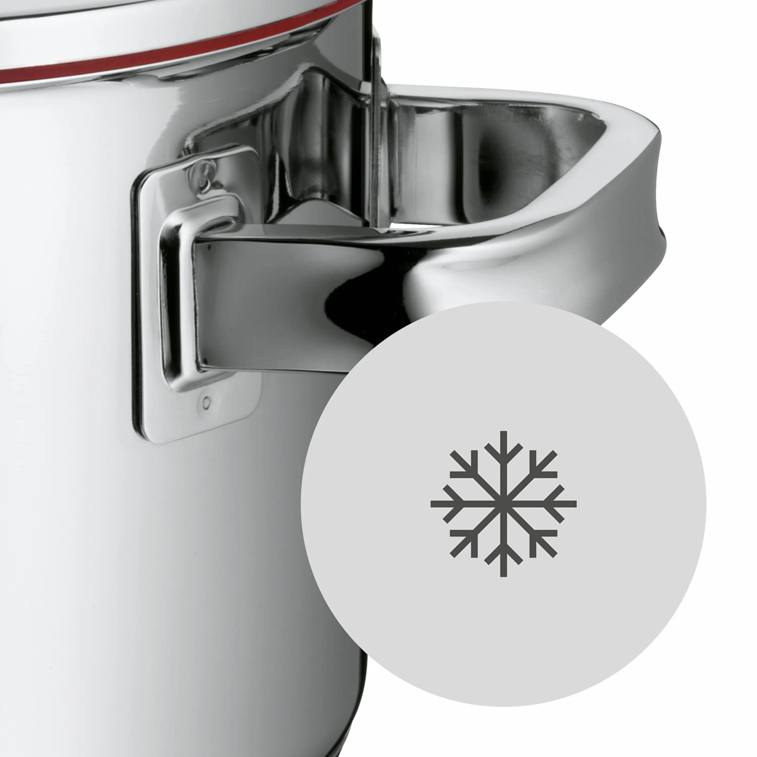 Wmf Function 4 Garnek z Pokrywką, Srebrny, ⌀20 cm/3,4 L
