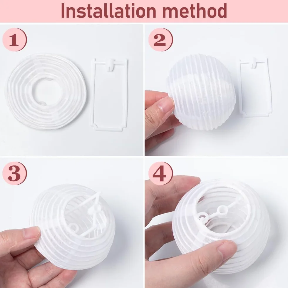 20 sztuk papierowych latarni Mini lampiony białe okrągłe 7,5 cm papierowe latarnie małe abażury papierowe białe latarnie tkaninowe na wesele, dekoracja urodzinowa, impreza, ogród