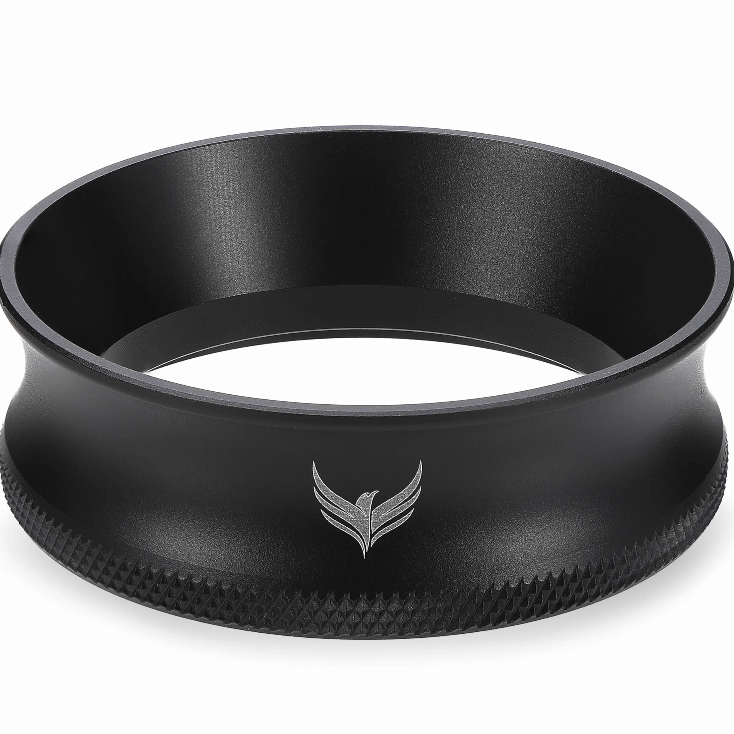 Lejek dozujący i krążek do espresso, zestaw młynka, lejek portafiltrowy (czarny, 58 mm magnetyczny)