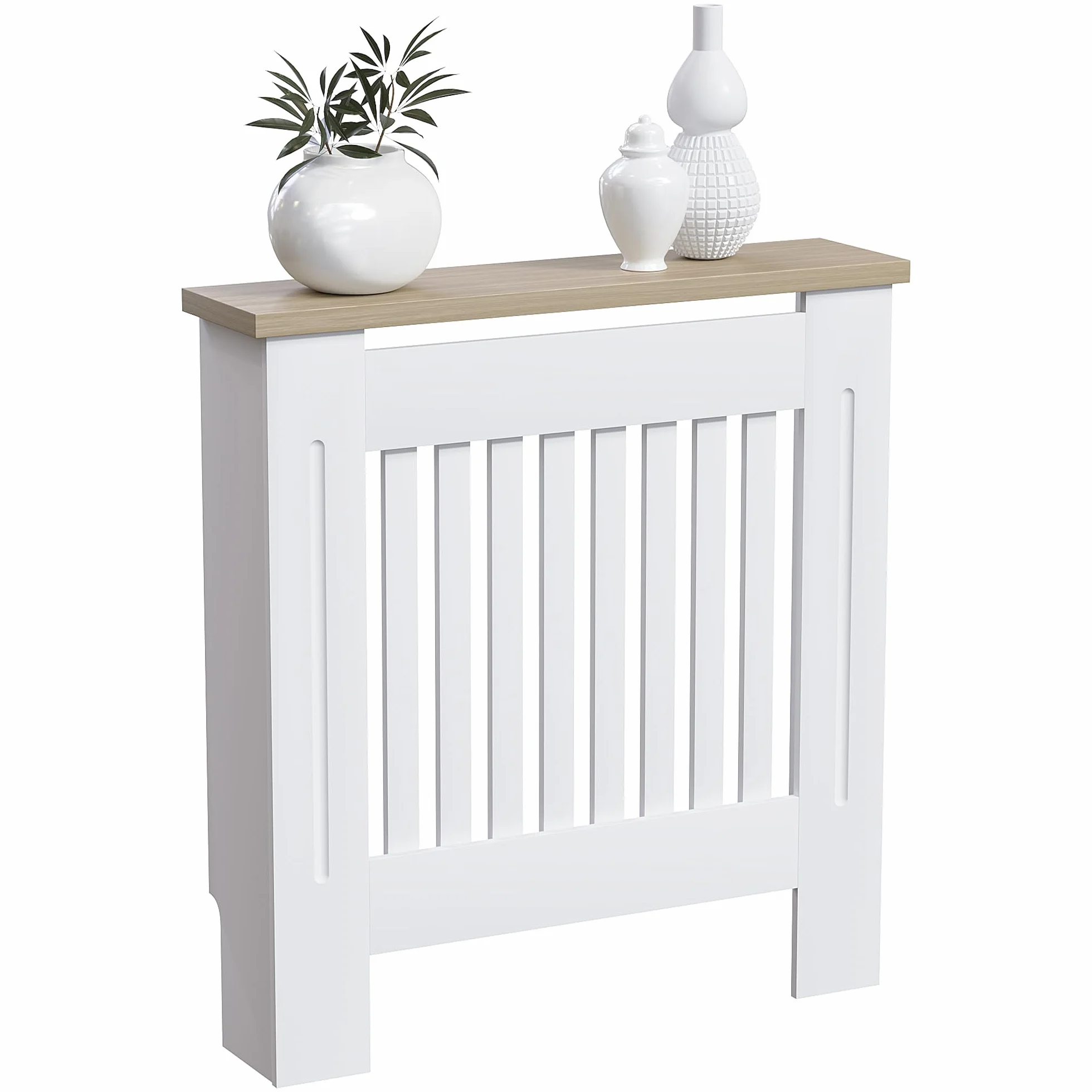 Vida Designs Arlington Osłona Grzejnika, Drewno Inżynieryjne, Biały, Small