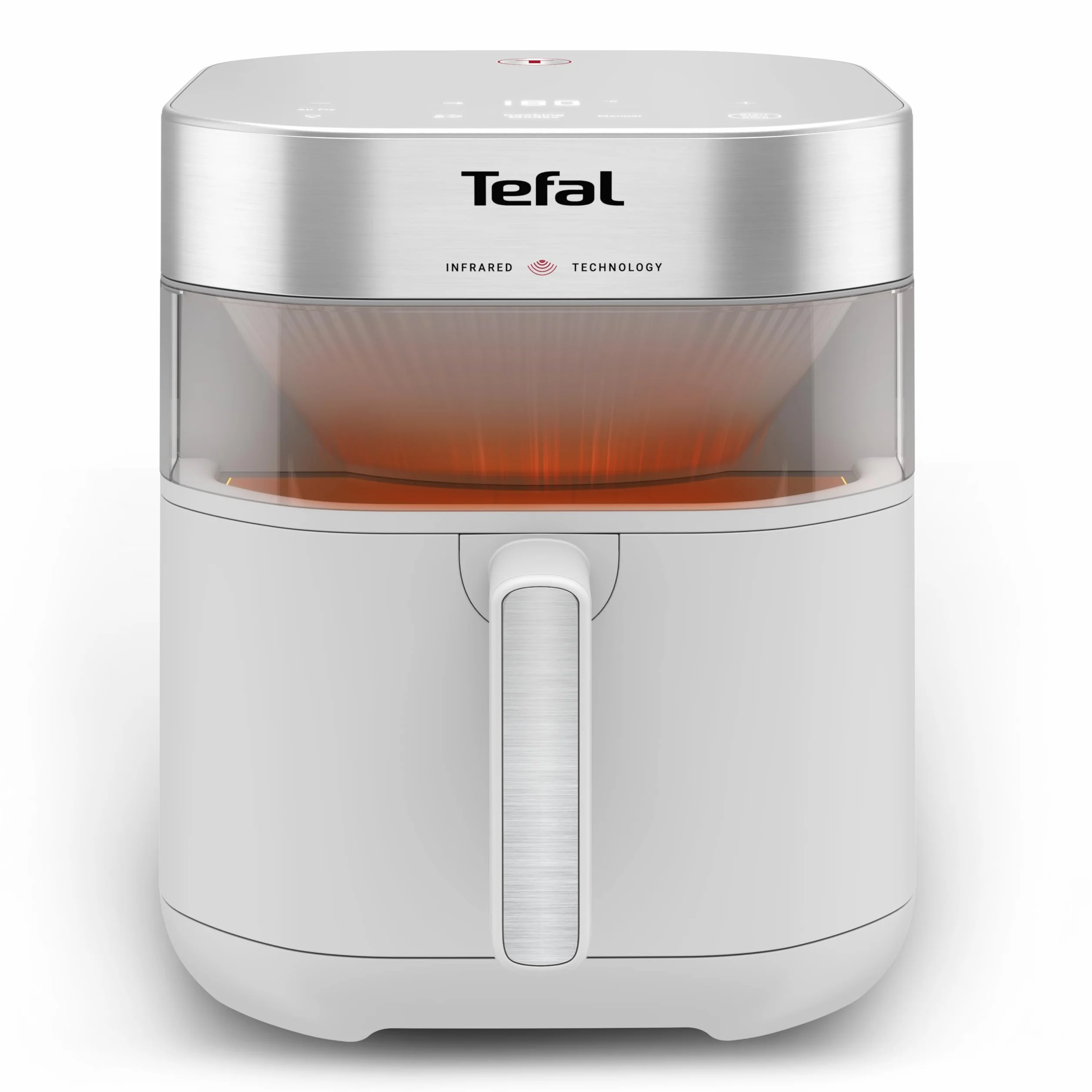 TEFAL EY831GE0 Frytkownica, beztłuszczowa, Easy Fry Infrared, chrupiące dania, cyfrowy panel, wyciągany ruszt, technologia podczerwieni, pieczenie od góry do dołu, pojemność 7L