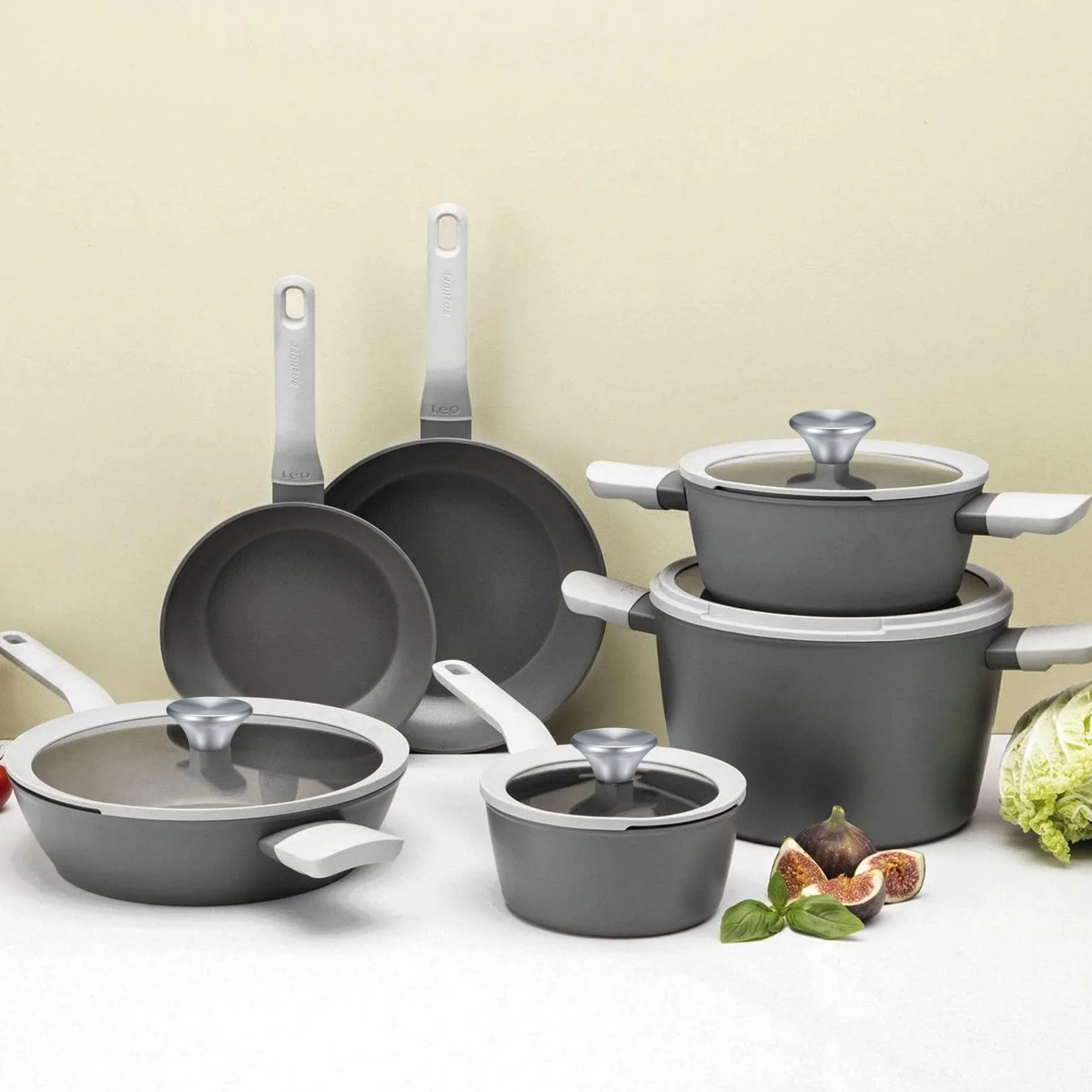 4 gałki Dutch Oven, uchwyty pokrywka, stalowe gałki, kompatybilne z Le Creuset / do Aldi/Lodge