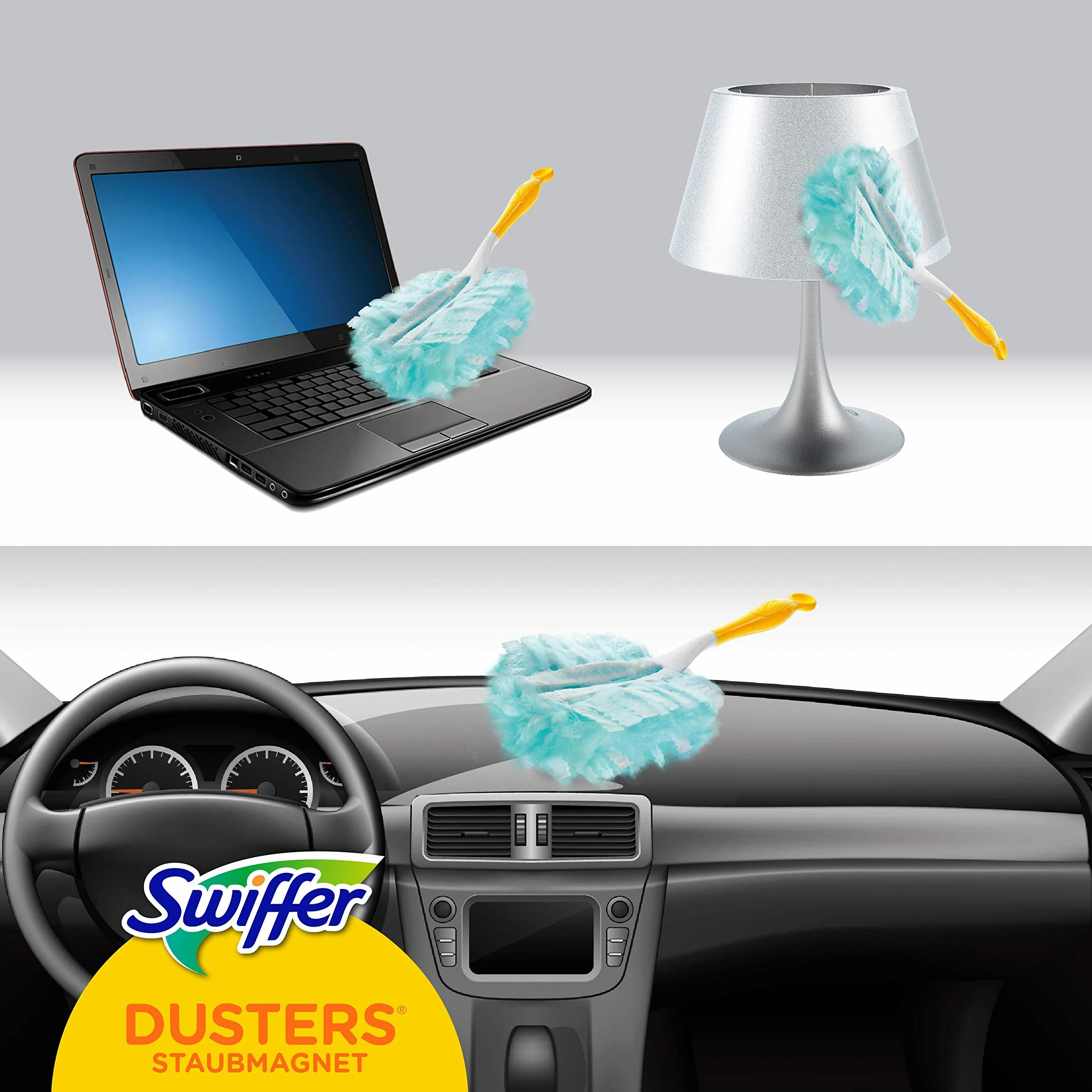 Swiffer Duster Miotełka do Ścierania Kurzu z Uchwytem 7 Wkładów