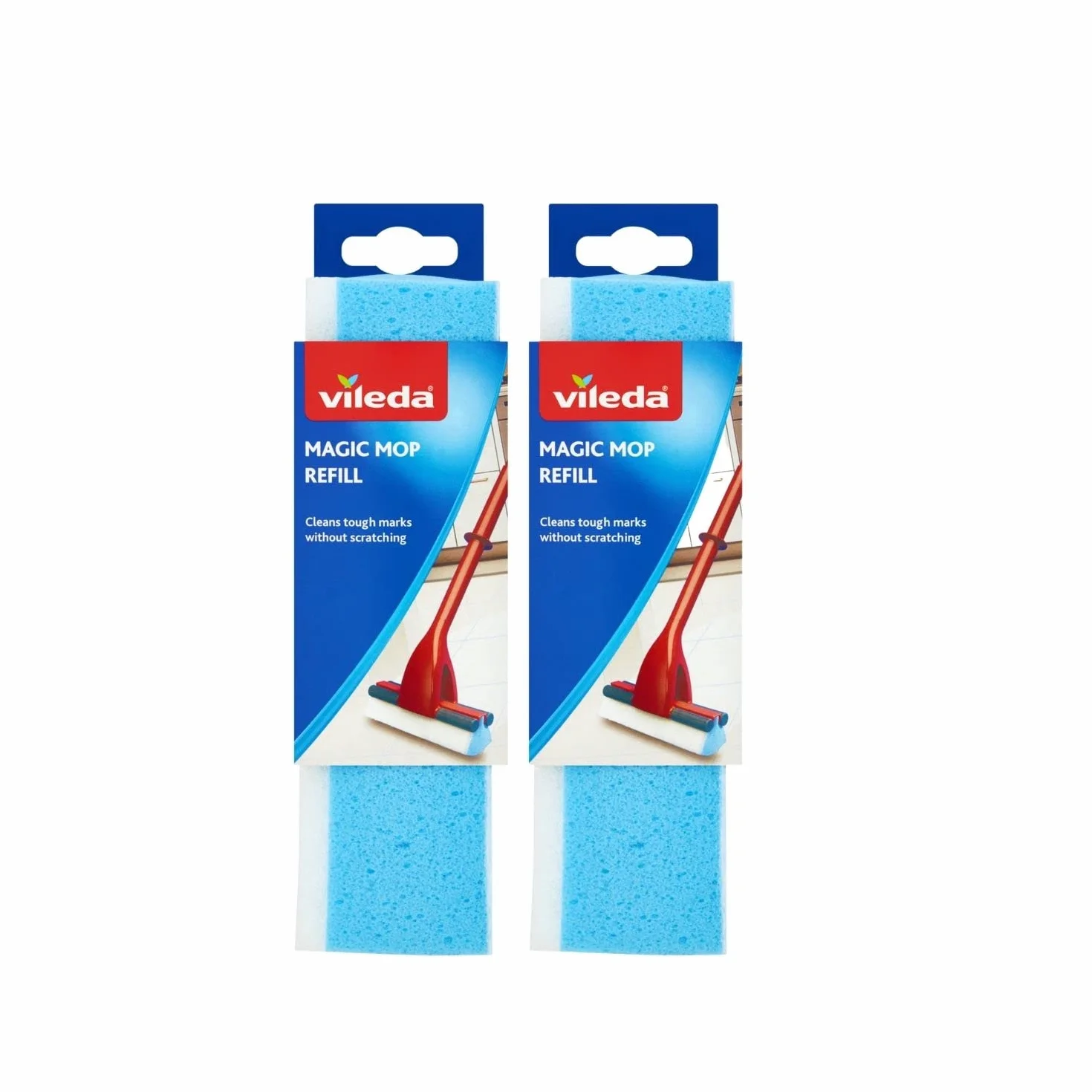 Vileda Wkład do Mopa, Niebieski, 2 Sztuki