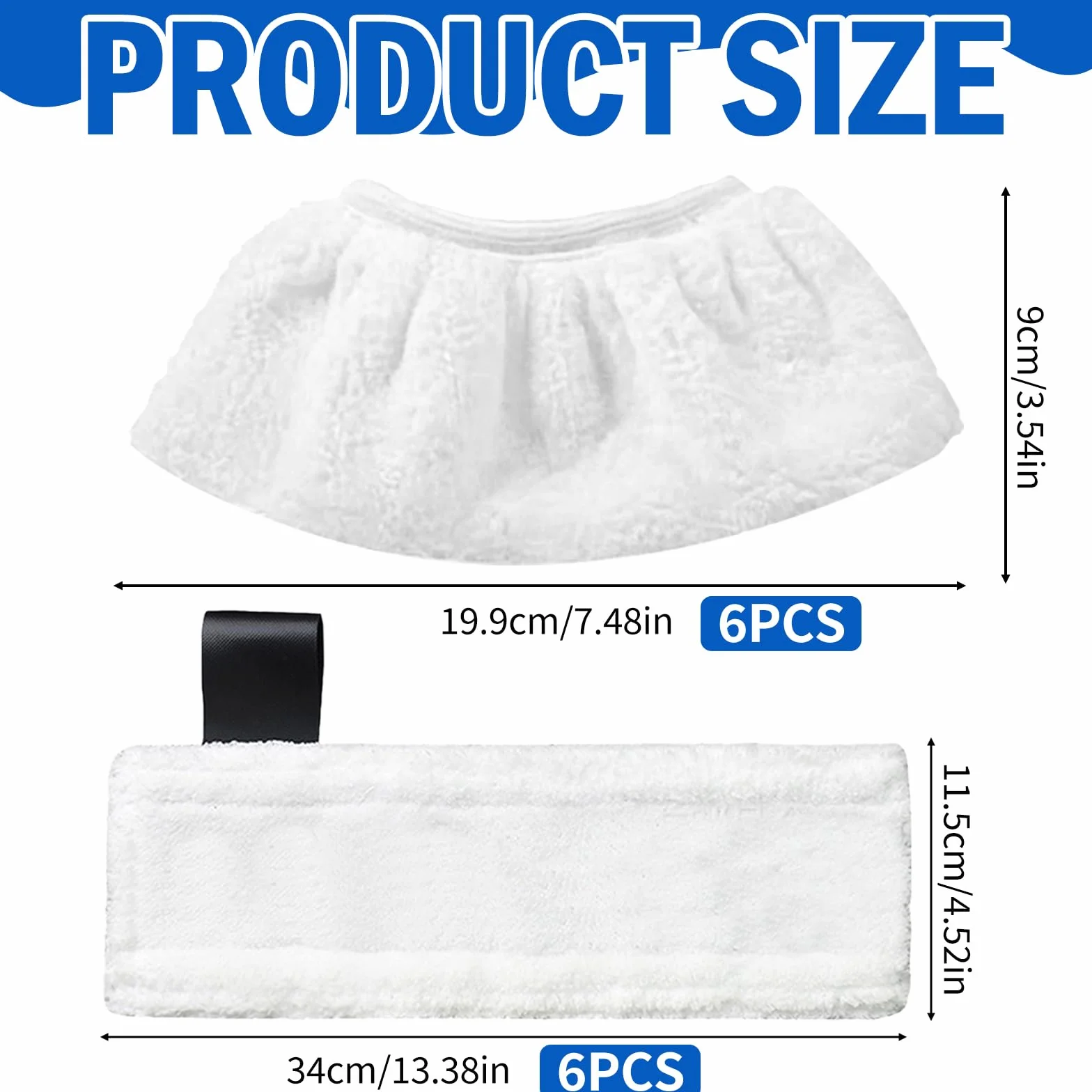 Zmywalne ściereczki z mikrofibry do myjki parowej Kärcher EasyFix SC 2, SC 3, SC 4, SC 5 akcesoria