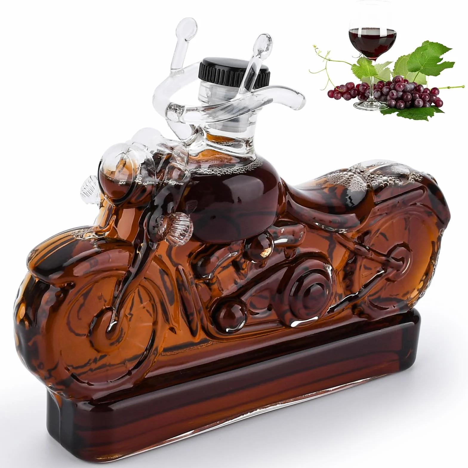 Karafka motocyklowa do whisky