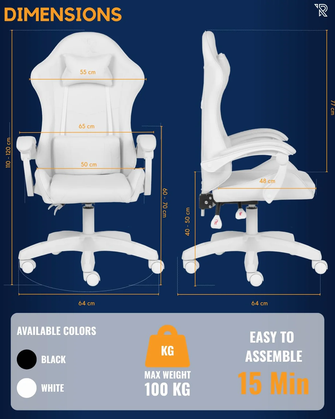 Apollo Gaming Chair White
