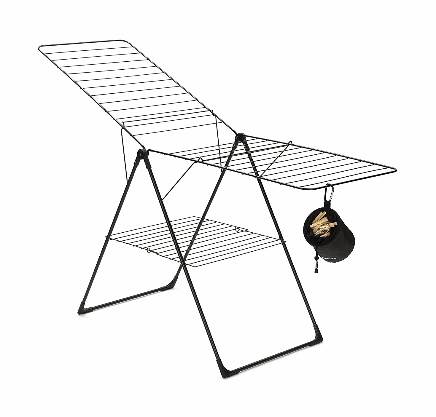 Brabantia Pojemnik na klamerki Premium Czarny