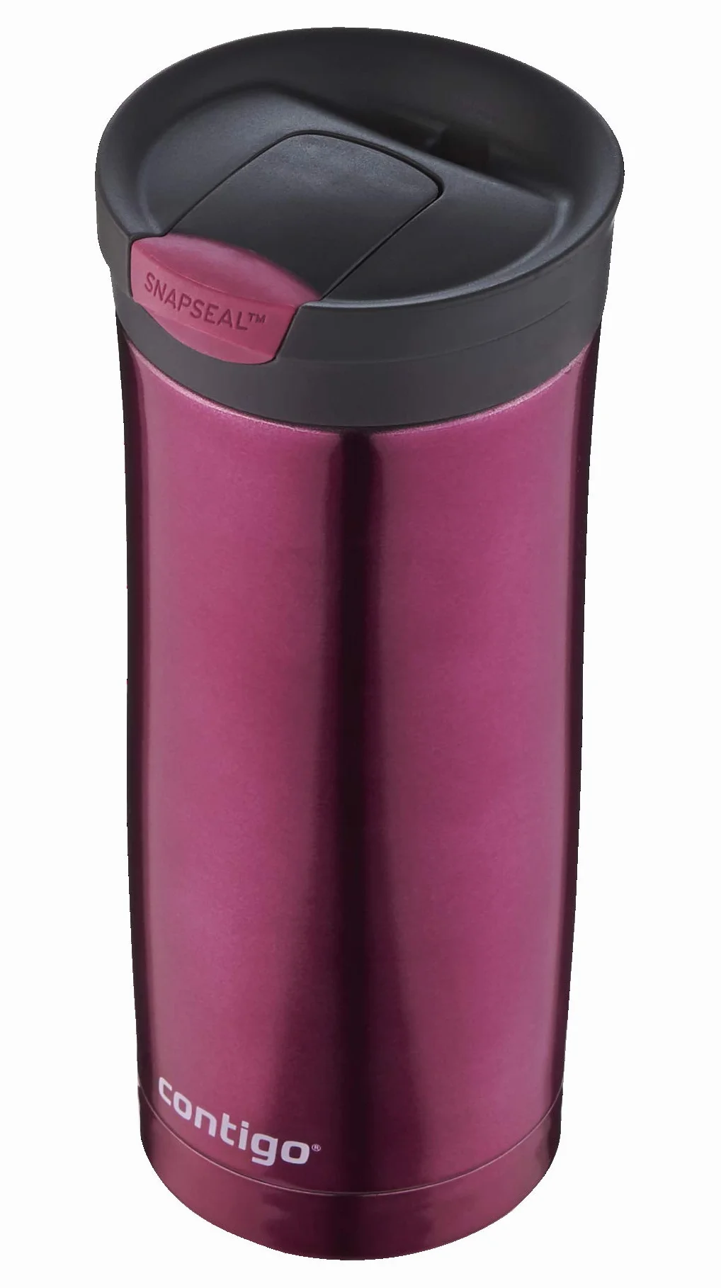 Contigo Huron Snapseal 2095638 Kubek Termiczny, Różowy/Czarny, 470 ml