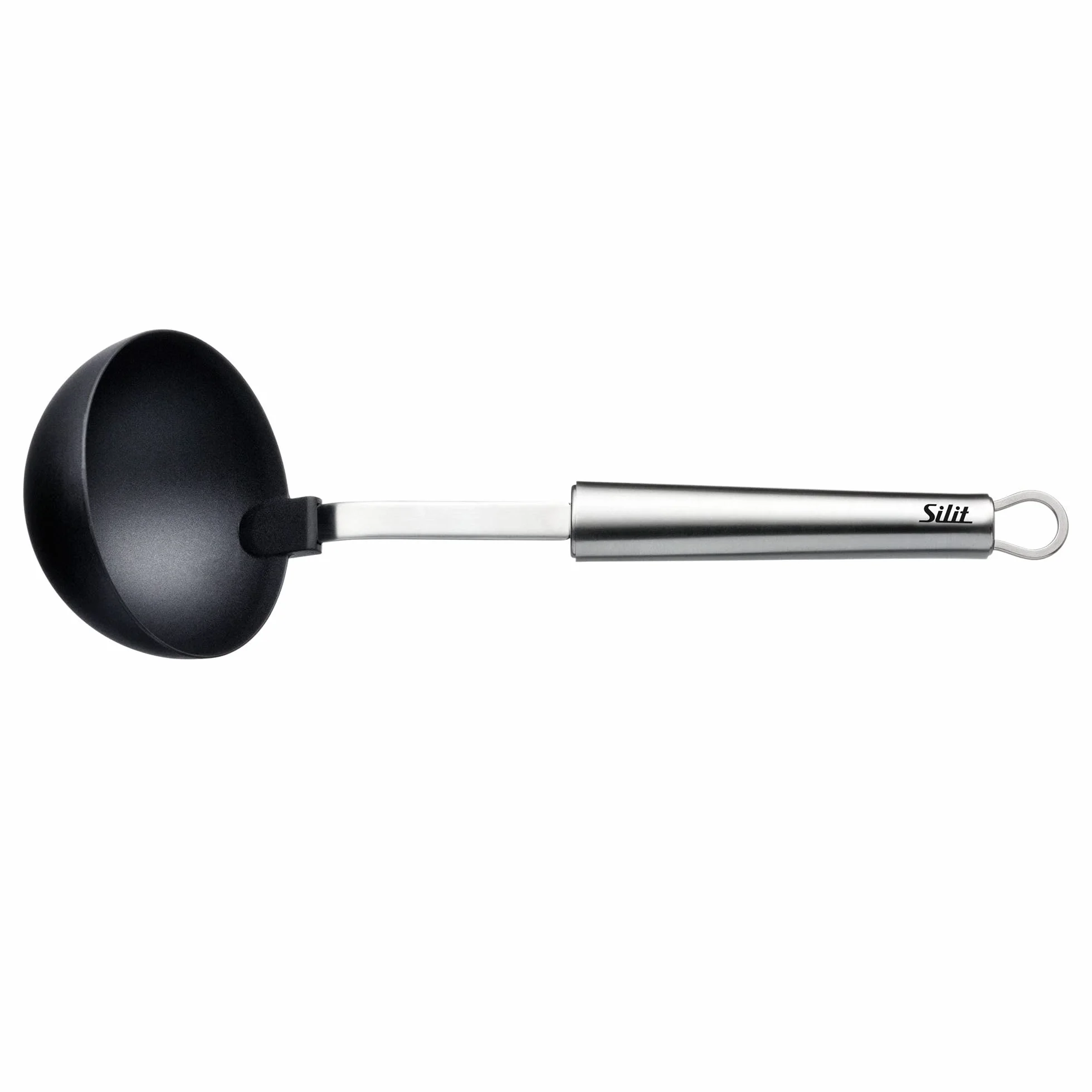Silit Classic Line chochla do zupy 30 cm, chochla do sosów/chochli z tworzywa sztucznego, polerowana stal nierdzewna, odporna na wysokie temperatury, idealna do garnków powlekanych