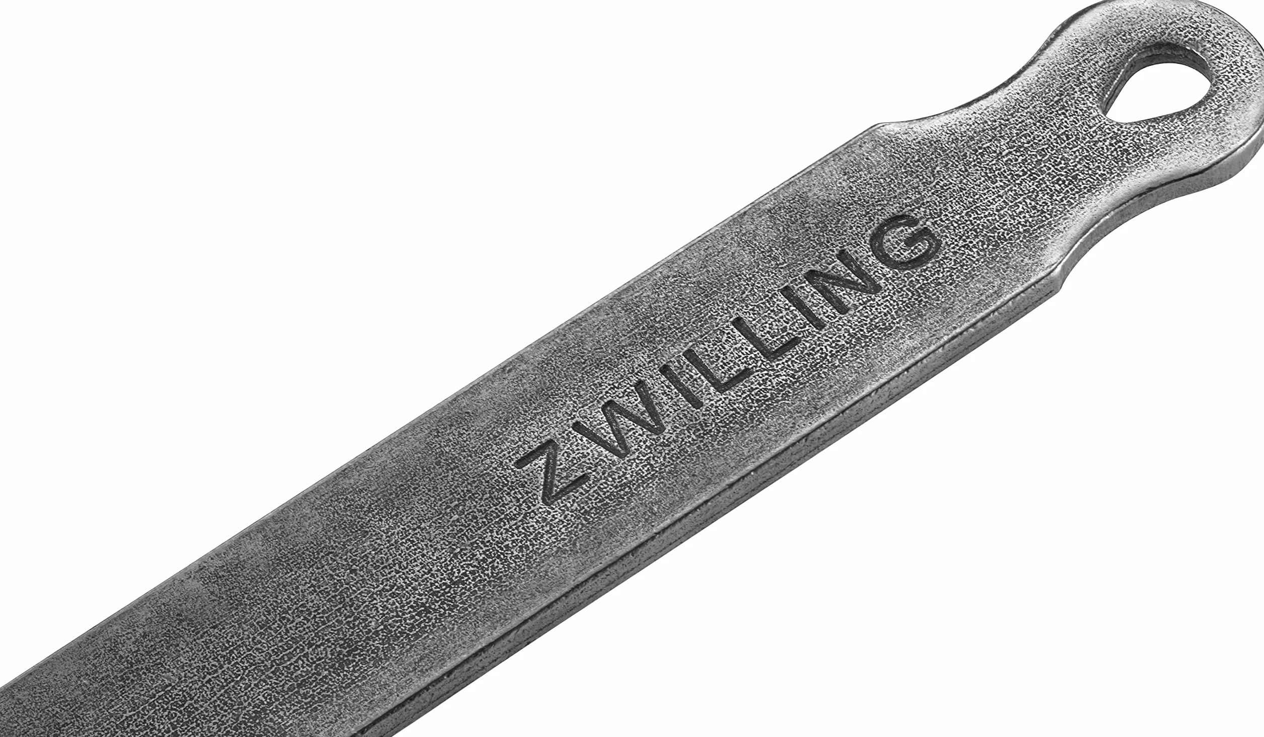 ZWILLING Forge Patelnia Żelazna - Wytrzymała do Specjalnych Smaków Pieczenia, ze Stabilną Podstawą i Wzorem Diamentowym, Ø 28 cm, Srebrna