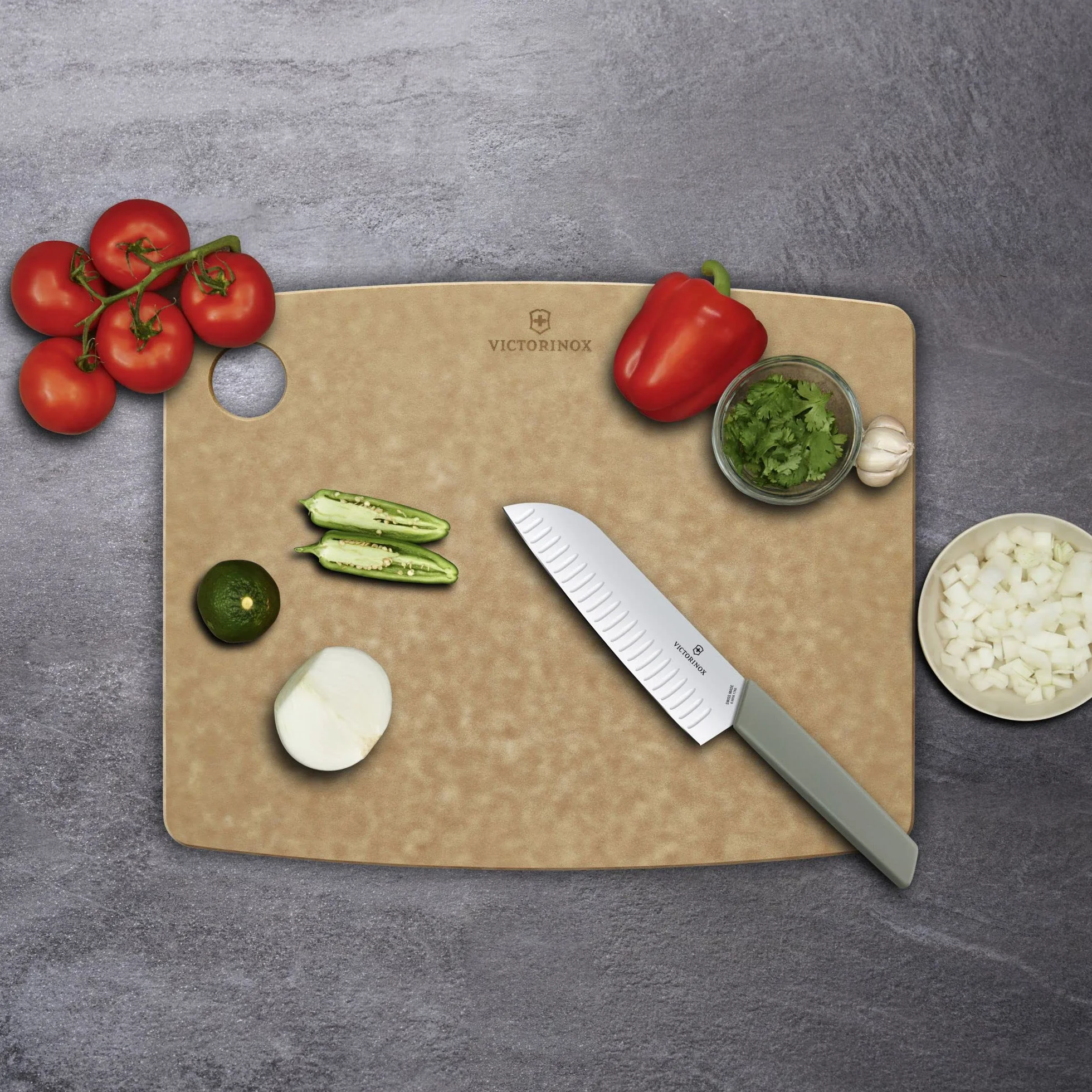 Victorinox Deska do krojenia kuchenna brązowa