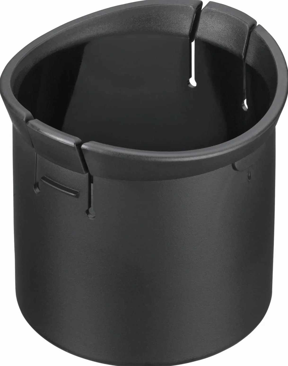 WMF Profi Plus część zamienna, kubek zamienny do prasy wielofunkcyjnej, 35 x 13,6 x 9,7 cm, tworzywo sztuczne, nadaje się do mycia w zmywarce, stal nierdzewna, czarny, 10,1 x 7 x 8 cm