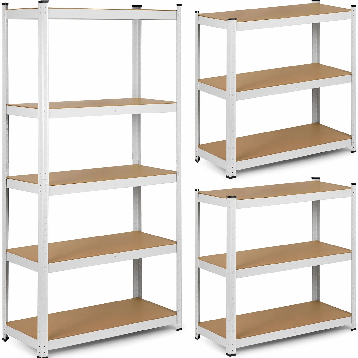 Regał metalowy magazynowy Humberg 180x90x40cm 875kg 2w1