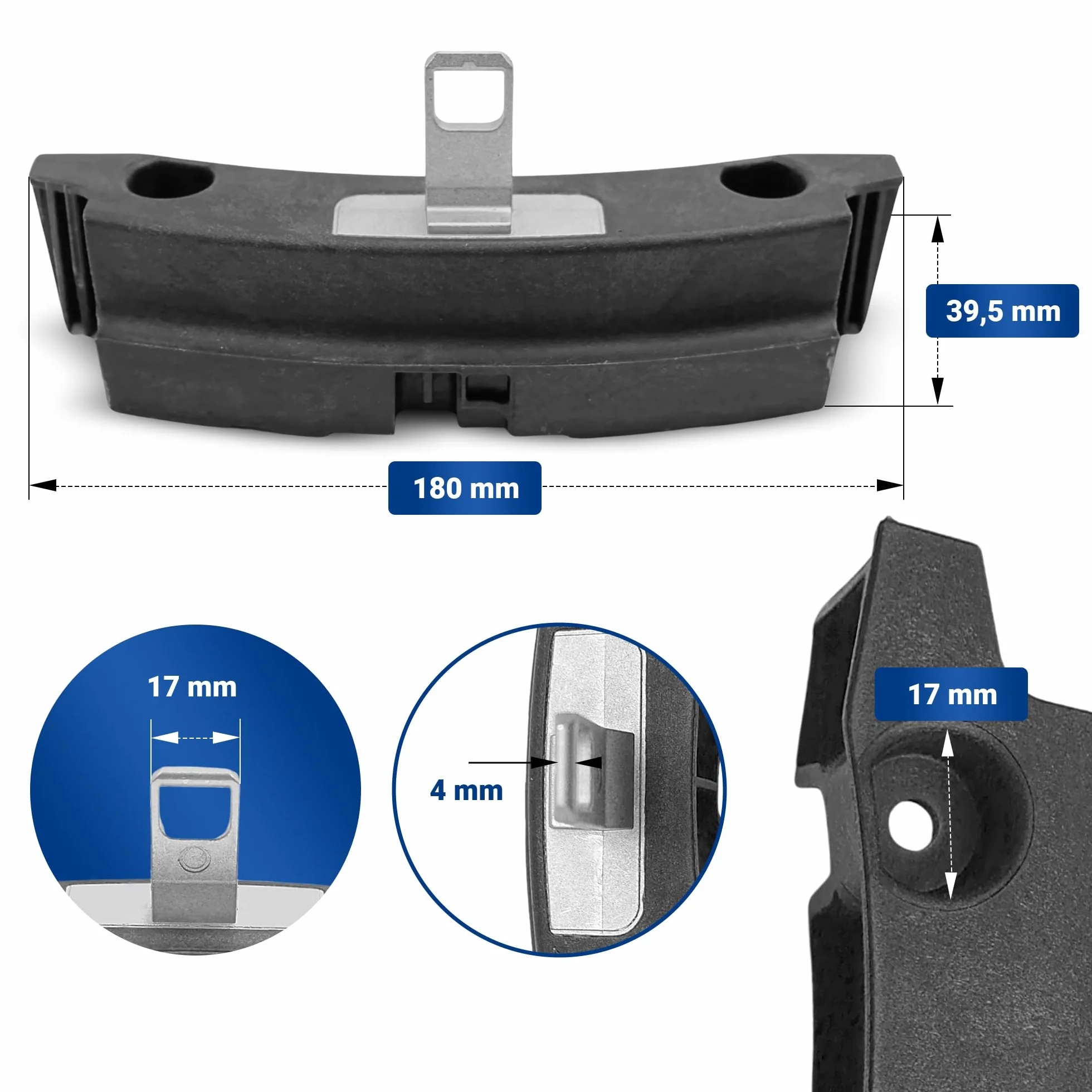 Vioks Haki zastępcze do drzwi dla Bosch Siemens 00623811 623811, haki do zamykania drzwi, haki do zamykania drzwi do suszarki do prania Home Professional iQ800 iQ890