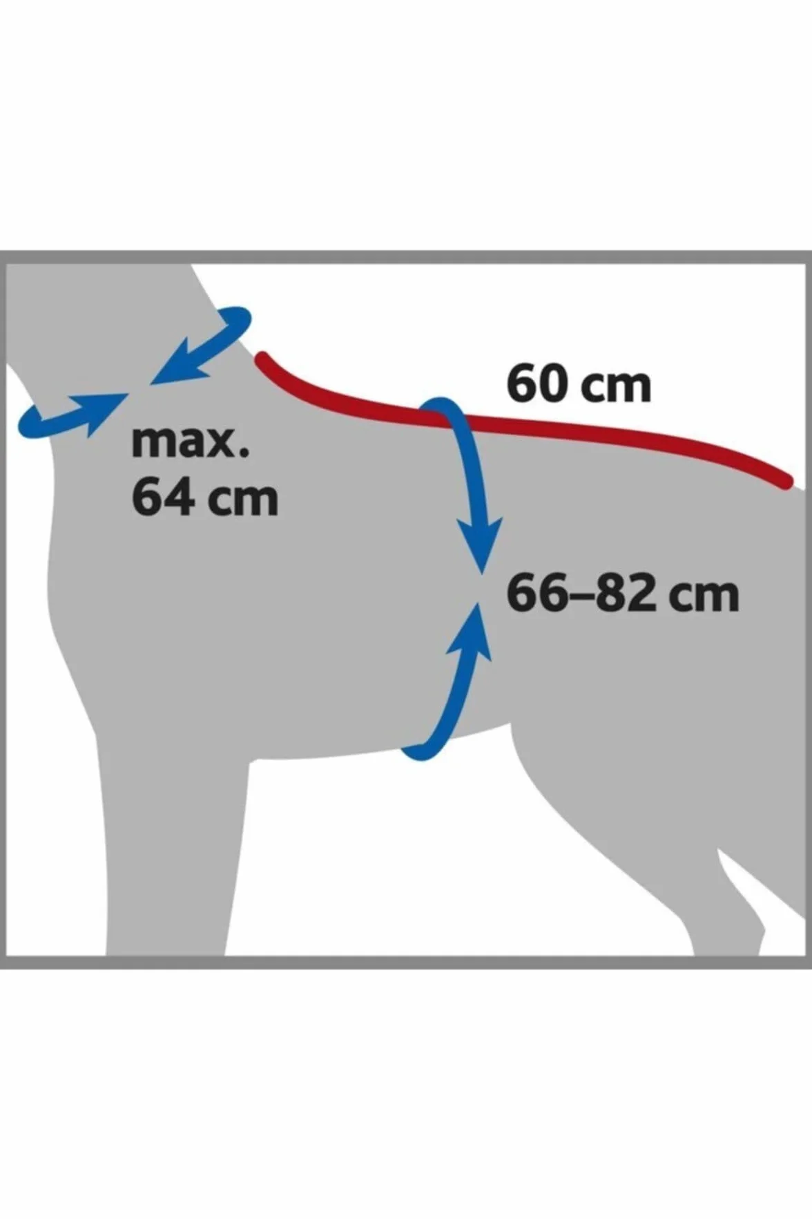 TRIXIE Szlafrok kąpielowy dla psa 60 cm rozmiar L