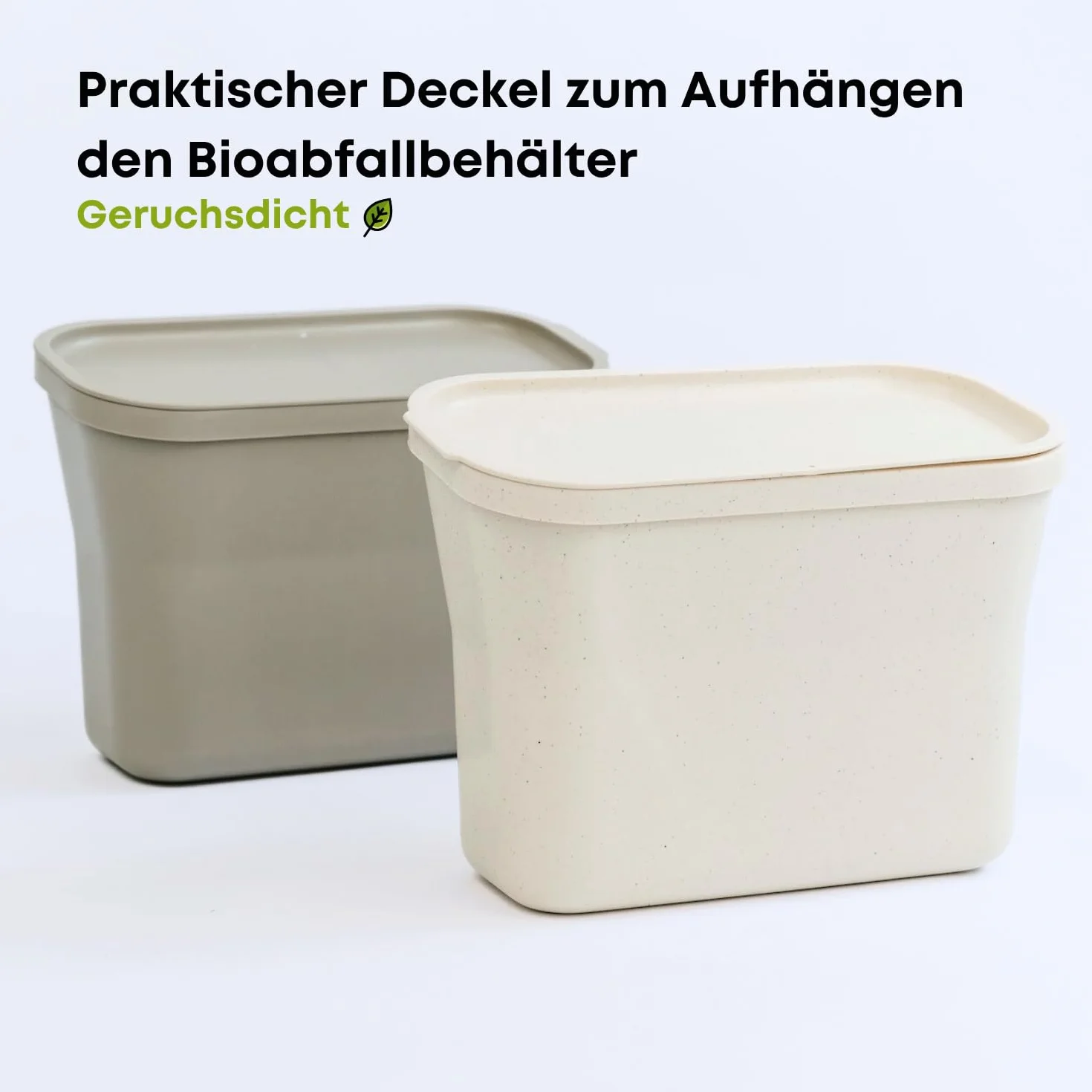 Plastia Urbalive Design wiszący kosz na odpady organiczne kuchnia (taupe)