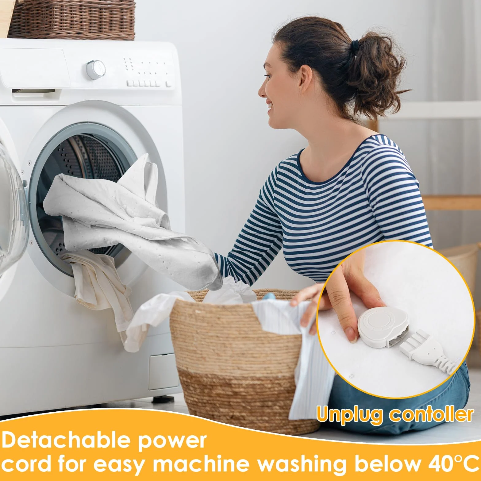 Pojedynczy podgrzewacz do łóżka 100W, 150x80 cm podgrzewany pod pokładem, elektryczne koce, można prać w pralce, z 6 temperaturami, automatyczne wyłączanie, ochrona przed przegrzaniem