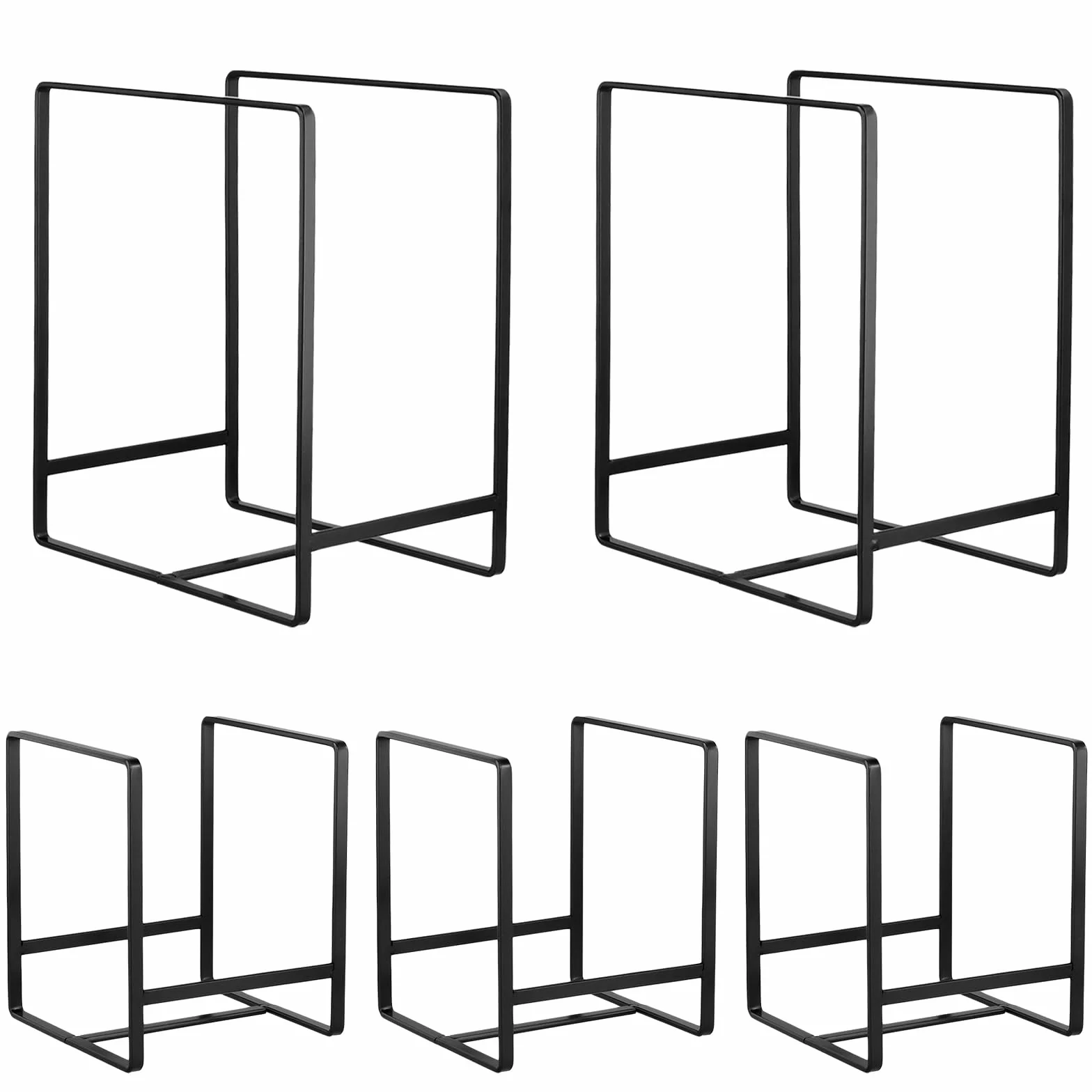 Metalowe uchwyty na talerze 14x12,5x11,7 cm 20x16,5x11,7 cm czarne stojak do zlewozmywaka
