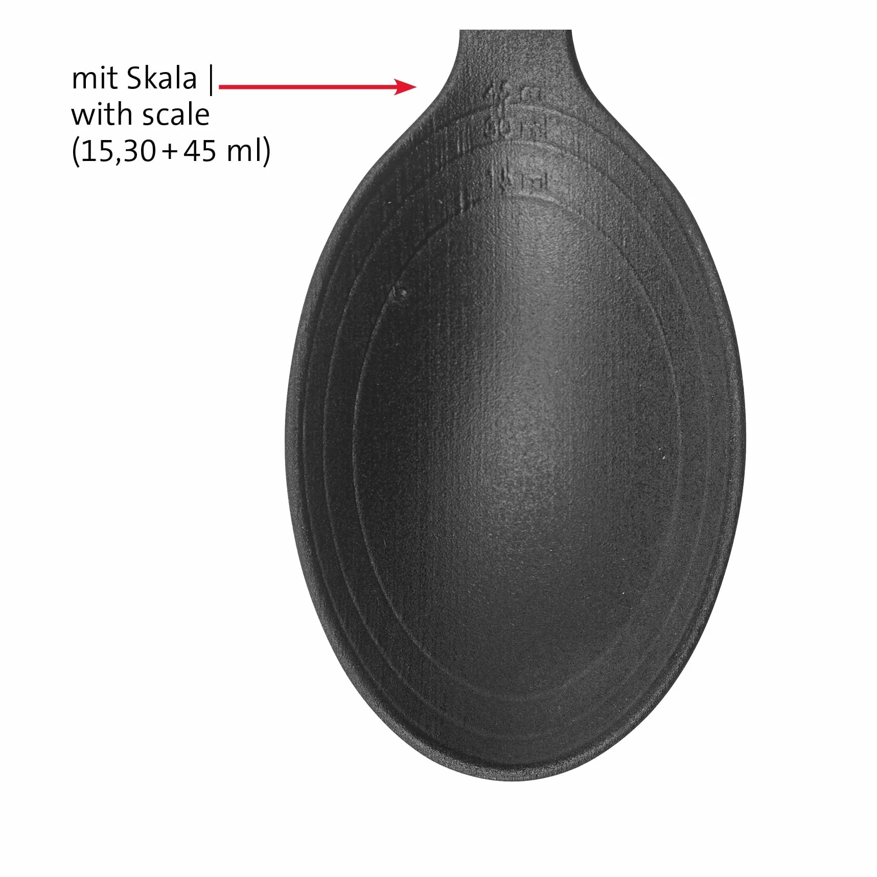 Westmark Zestaw przyborów kuchennych, 3 elementy, 1x Łopatka do patelni, Łyżka do smażenia i do warzyw + Chochla do zupy, Tworzywo sztuczne, Gallant, Czarny/Czerwony, 295622E6