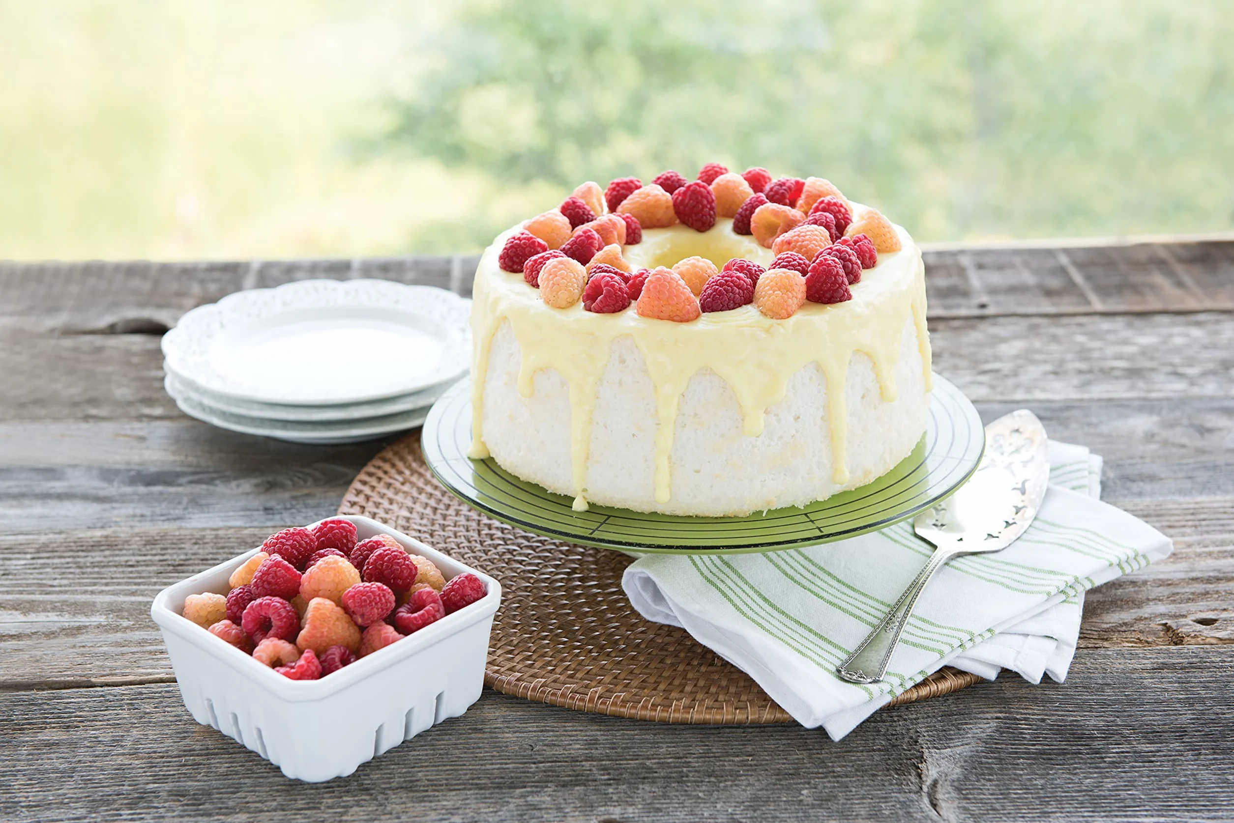 Nordic Ware Ciężki anioł jedzenie patelnia do ciast 25 cm
