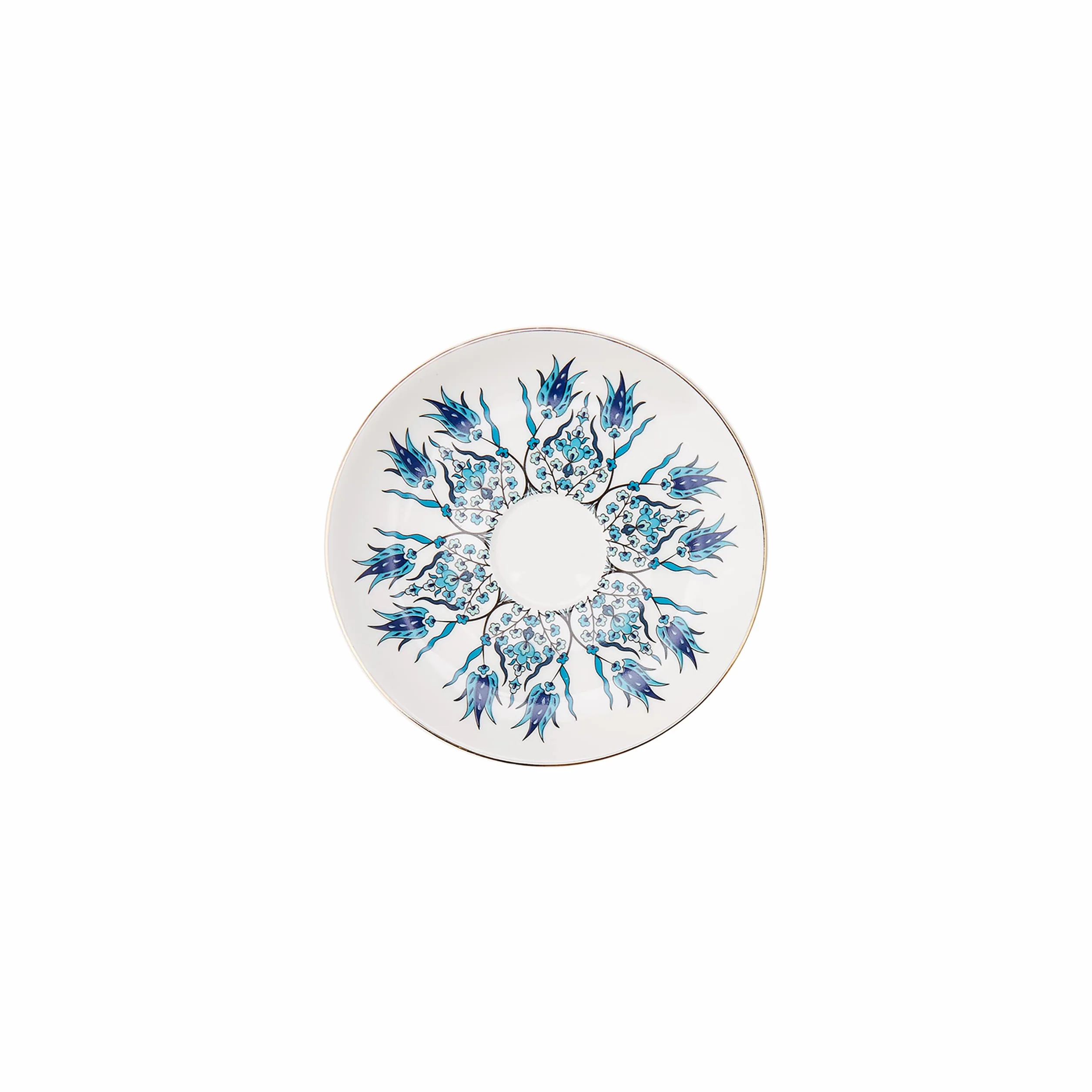 Karaca Iznik 12-częściowy zestaw porcelanowych filiżanek do kawy po turecku 90 ml