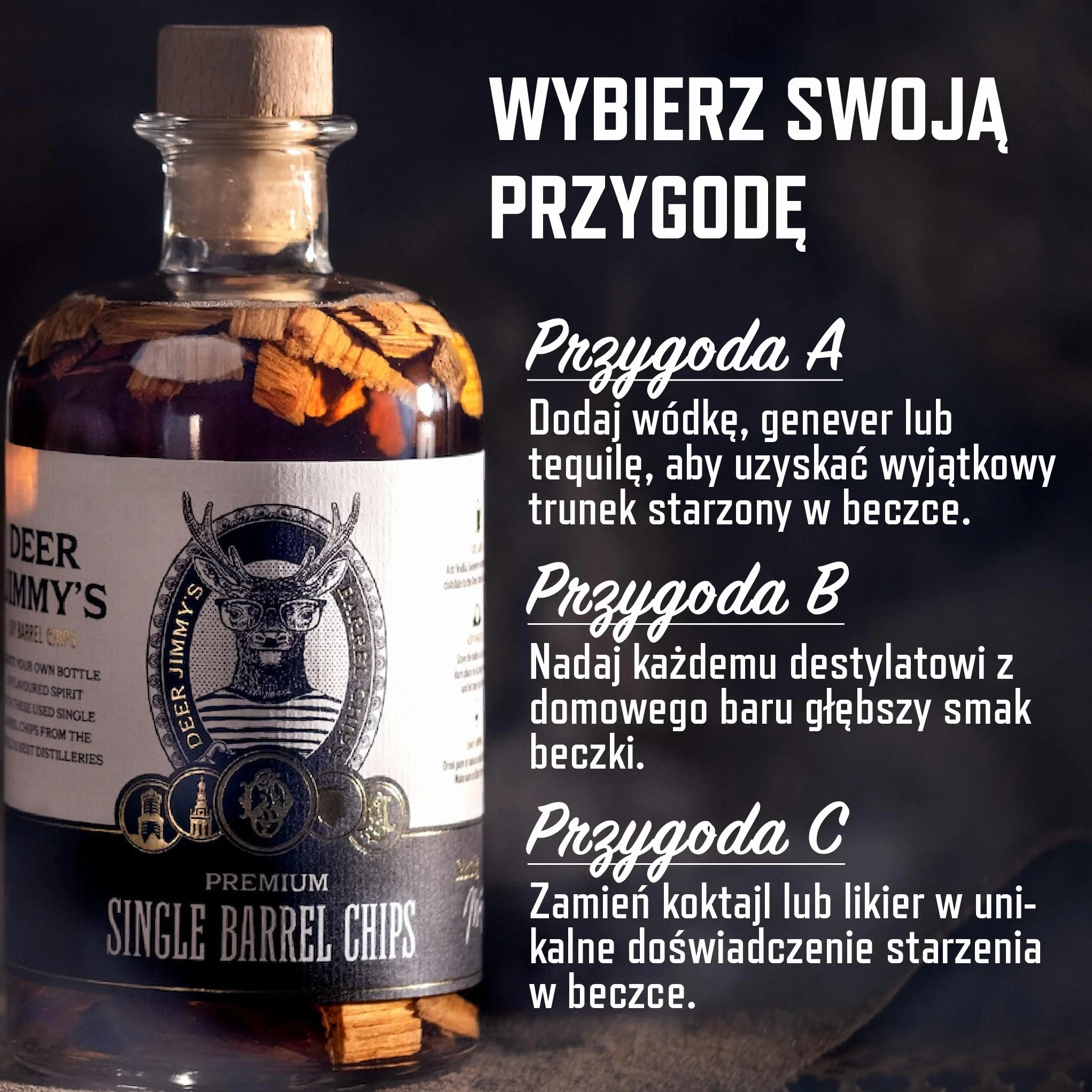 Whisky DIY zestaw upominkowy dla miłośników Scotch Whisky | prezent degustacyjny do budowy
