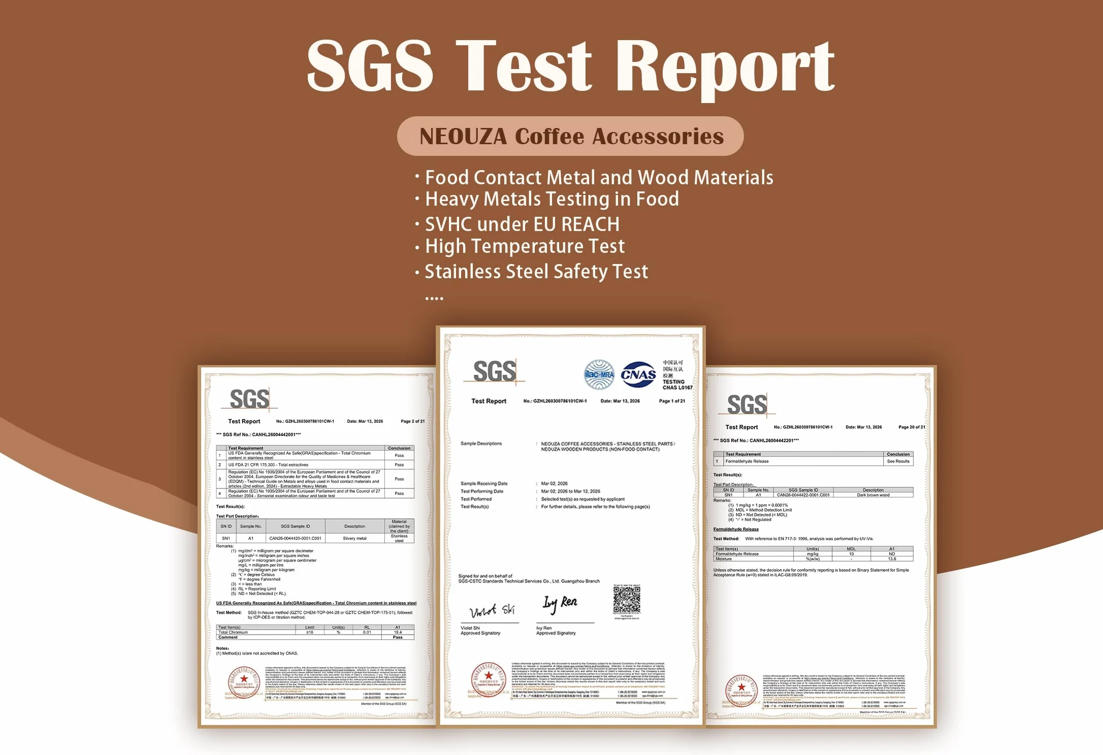 NEOUZA Espresso Portafilter bez dna 51mm Kompatybilny z DeLonghi Dedica EC680/EC685/EC785/EC820/EC850/EC860 Ekspres do kawy Smeg, stal nierdzewna, palisander Premium