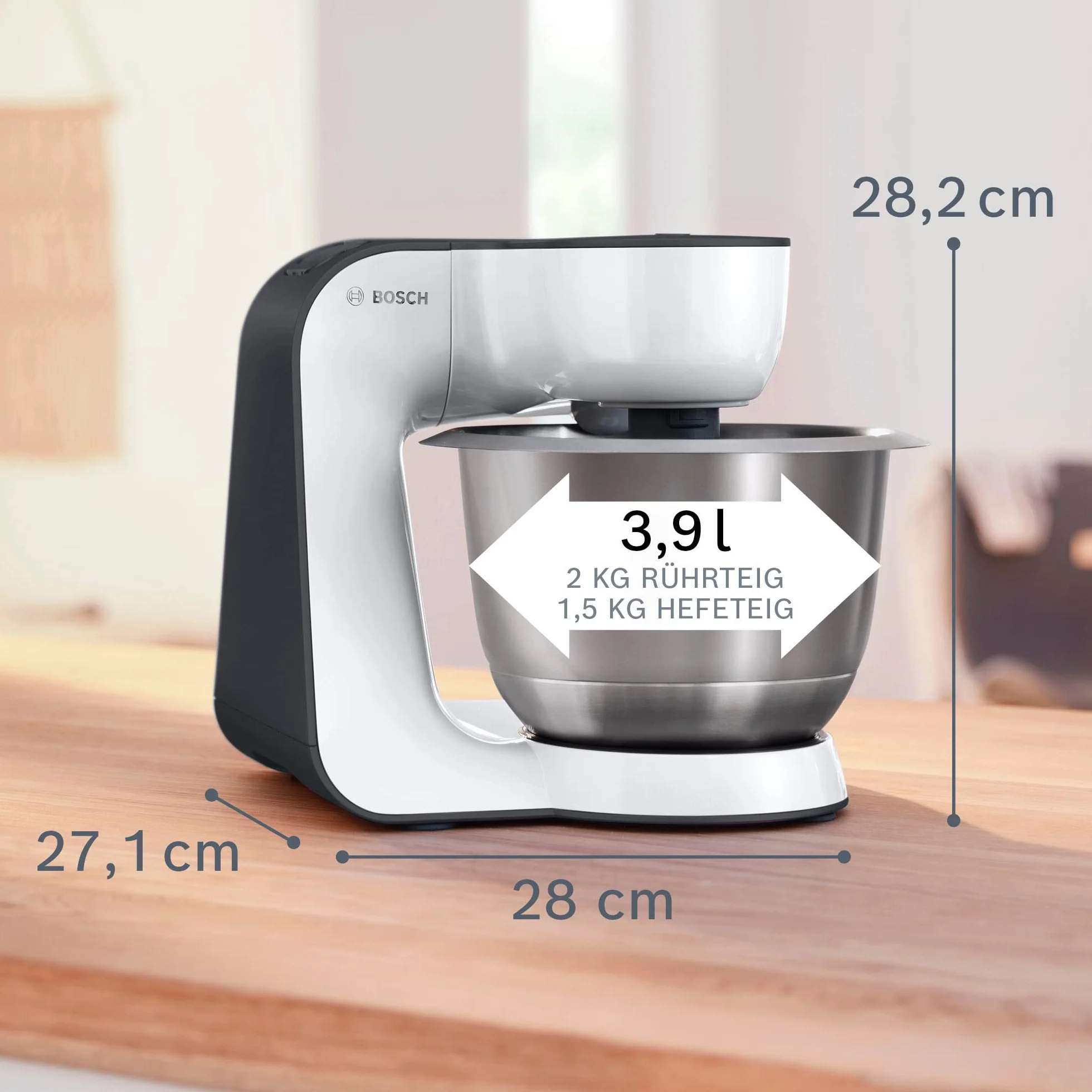 Bosch Professional Robot Kuchenny, Biały/Czarny, 3,9 l