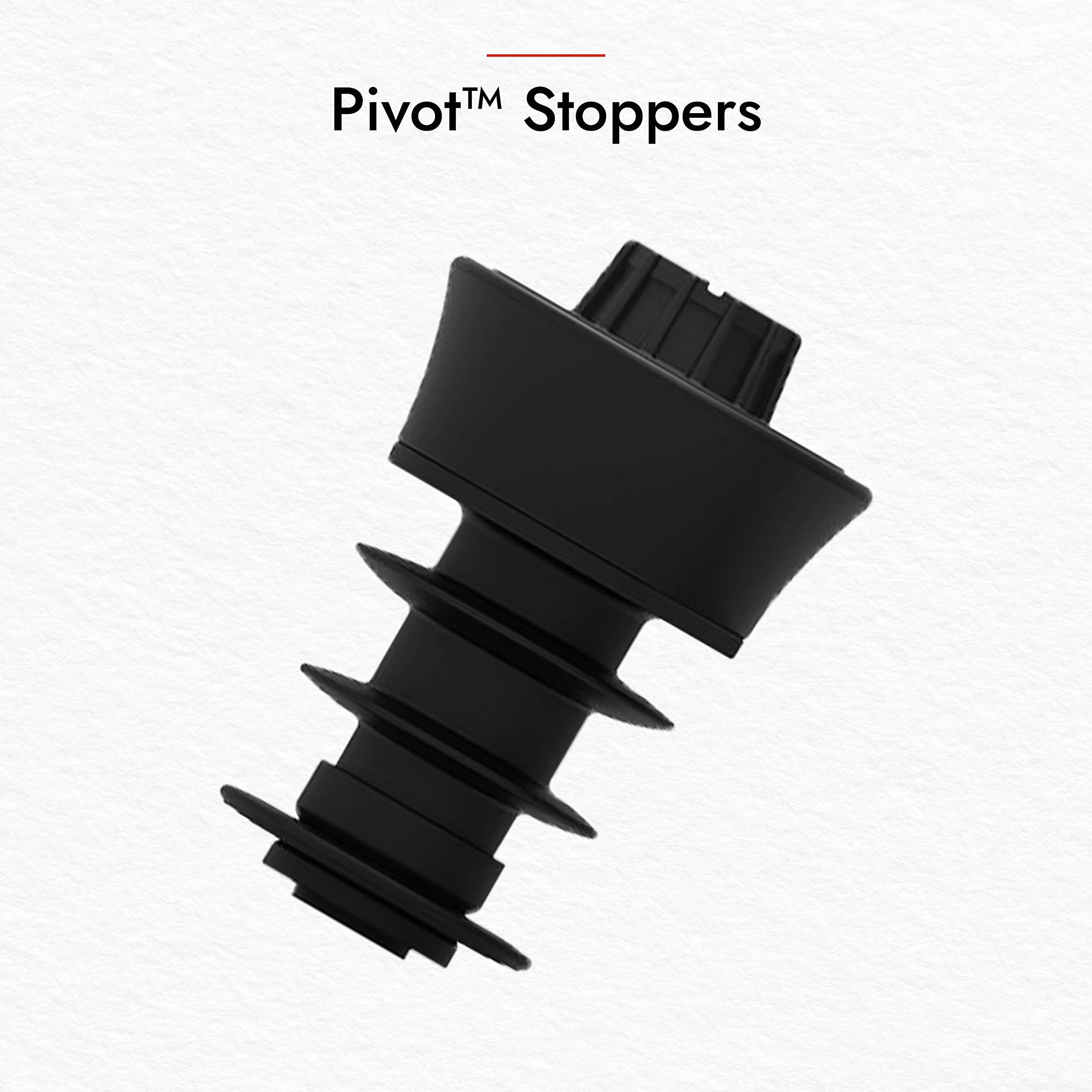 Coravin Pivot silikonowe zatyczki do wina | Kompatybilny z Pivot System konserwacji wina | Przechowuje wino do 4 tygodni - 6 opakowań