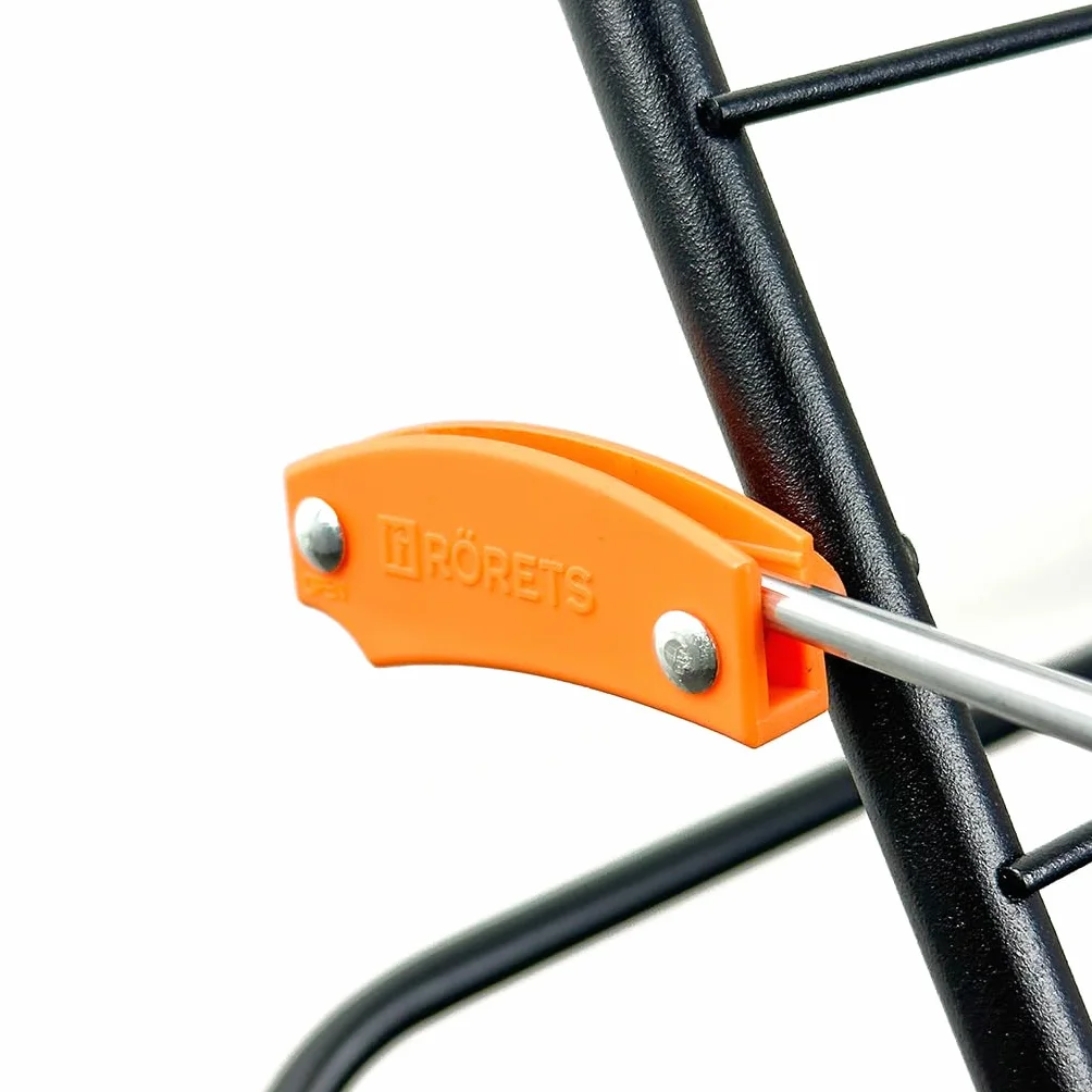 Rörets Suszarka do ubrań Rise Black - wyskakująca konstrukcja Pop-up, mechanizm blokujący bezpieczeństwo, konstrukcja ze stali stopowej i suszenie 18 m - 61 x 49 x 140 cm