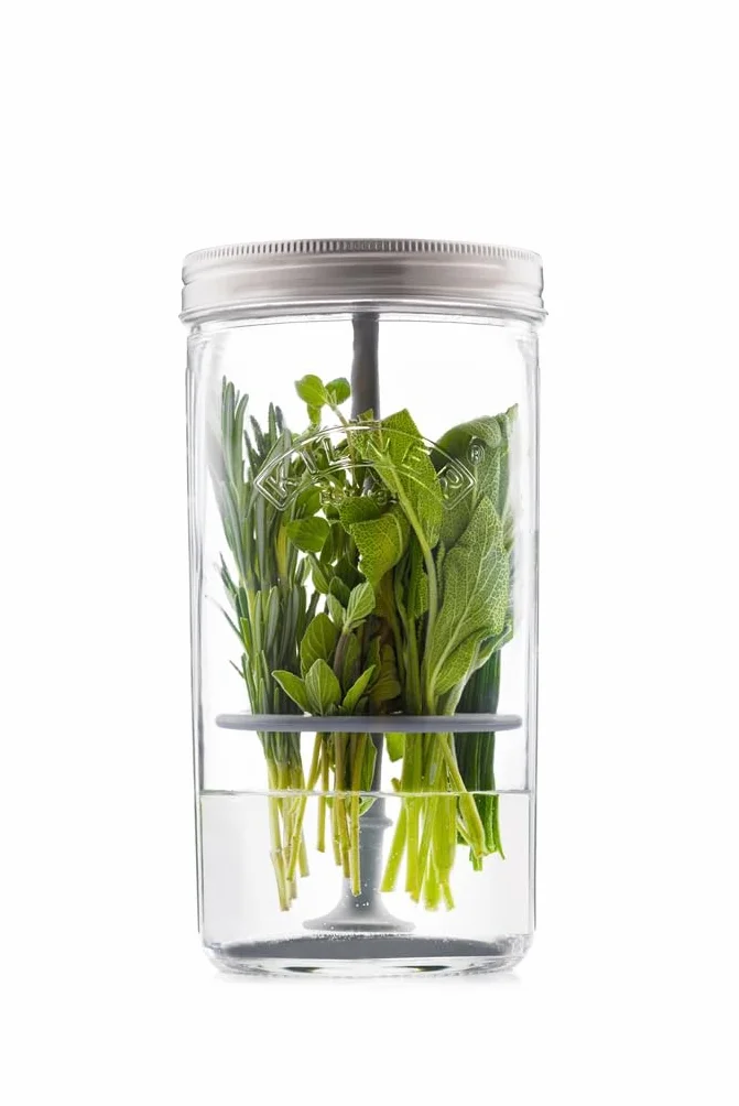 Kilner Zestaw do przechowywania ziół 1 l ze stali nierdzewnej