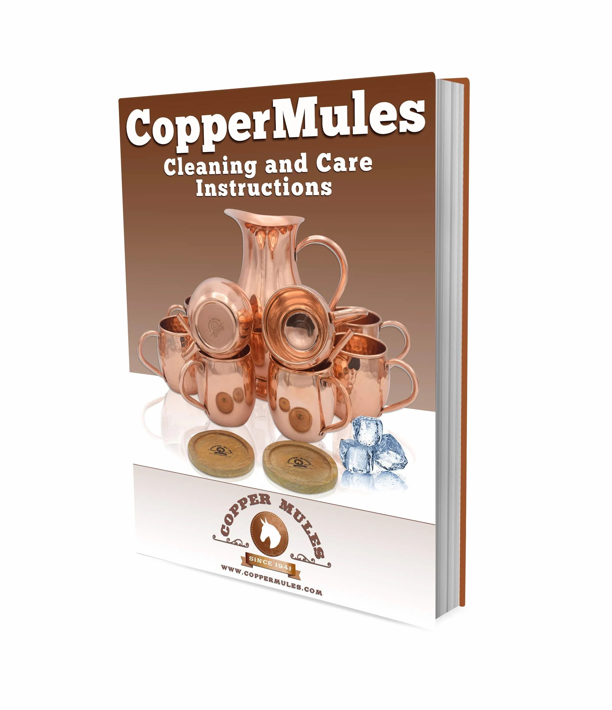 Miedziany kubek Copper Mules surowa miedź ręcznie młotkowany autentyczny nitowany uchwyt