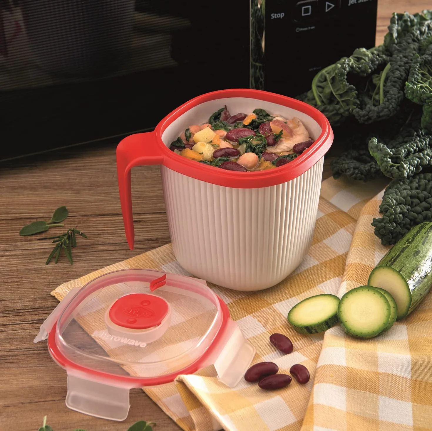 Snips Kubek do gorących napojów i zup do mikrofalówki | 0,70 l | Linia Tempozero | BPA Free | Made in Italy nips biały 14,5 x 14,5 x 12 cm, 0,7 l, tworzywo sztuczne