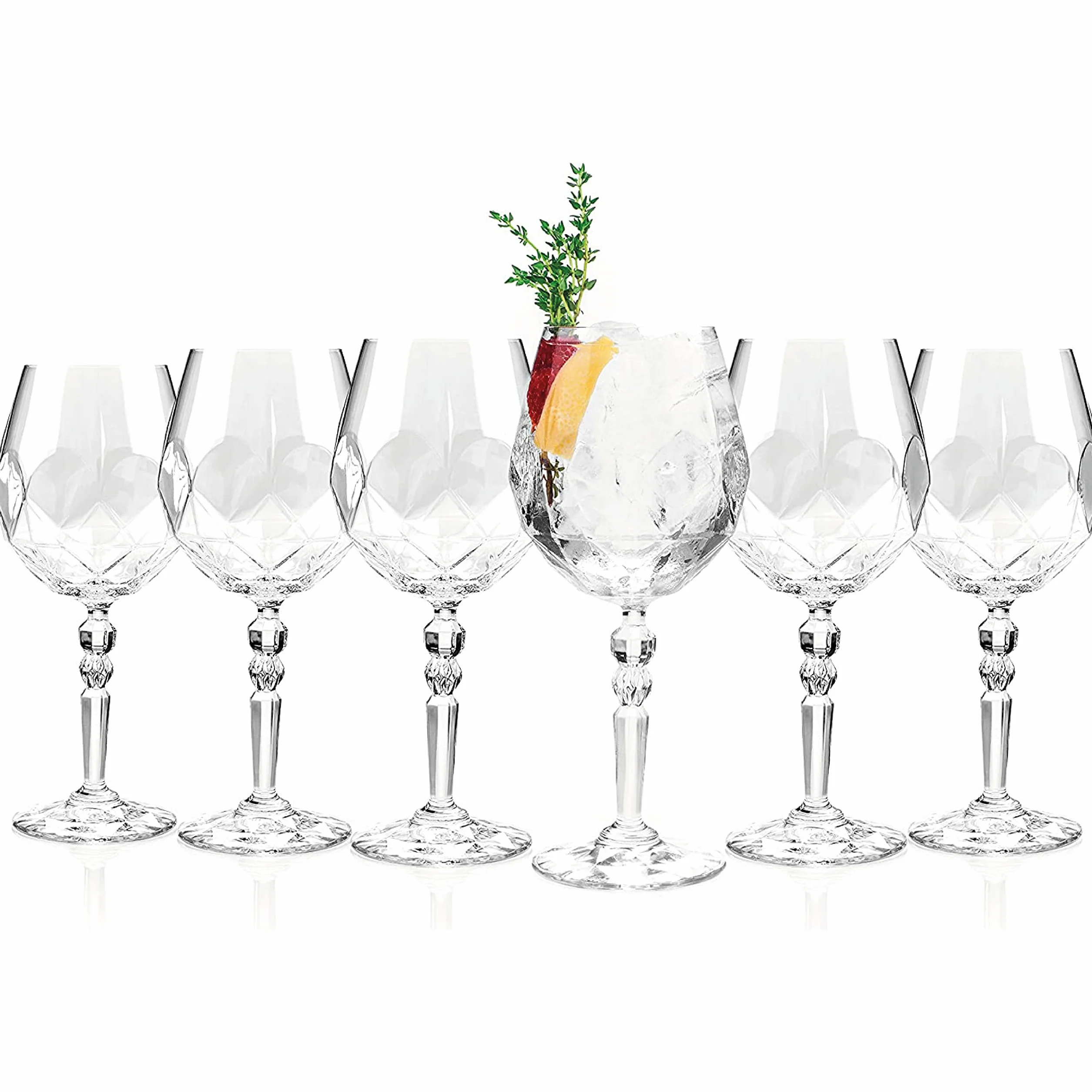 RCR 26521020006 kieliszki do aperitifu ze szkła kryształowego, 530 ml, 6-częściowy zestaw