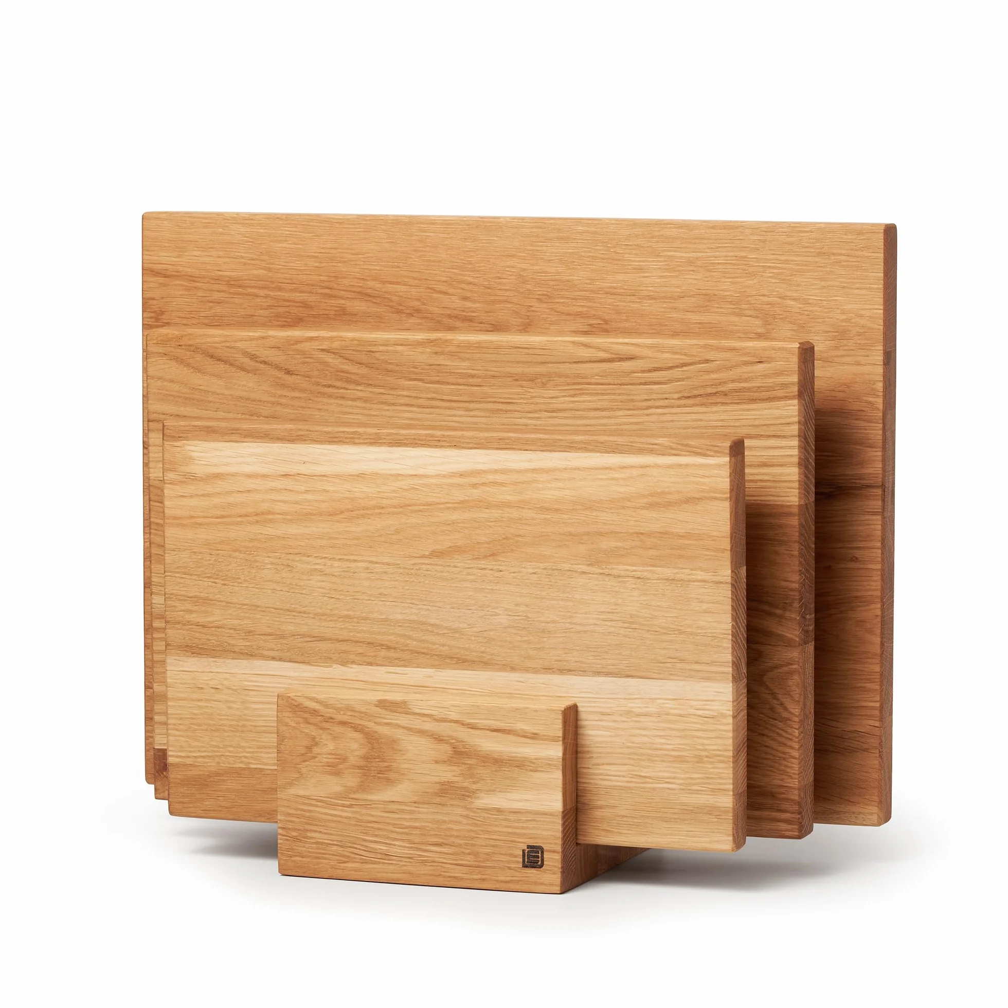 Uchwyt na deskę do krojenia na 3 deski do krojenia z wysokiej jakości dębu, rozmiar 15 х 17 x 9 cm (szer. x wys.), produkt z Ukrainy, rękodzieło, prezent z drewna, wkładka do deski do krojenia, uchwyt