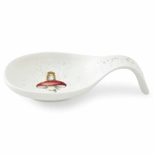 "Royal Worcester Wrendale Designs Ceramic Spoon Rest "He is Funghi" Mouse